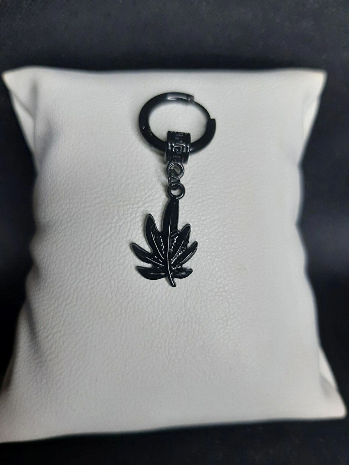 MRYart Yaprak Unisex Çelik Küpe