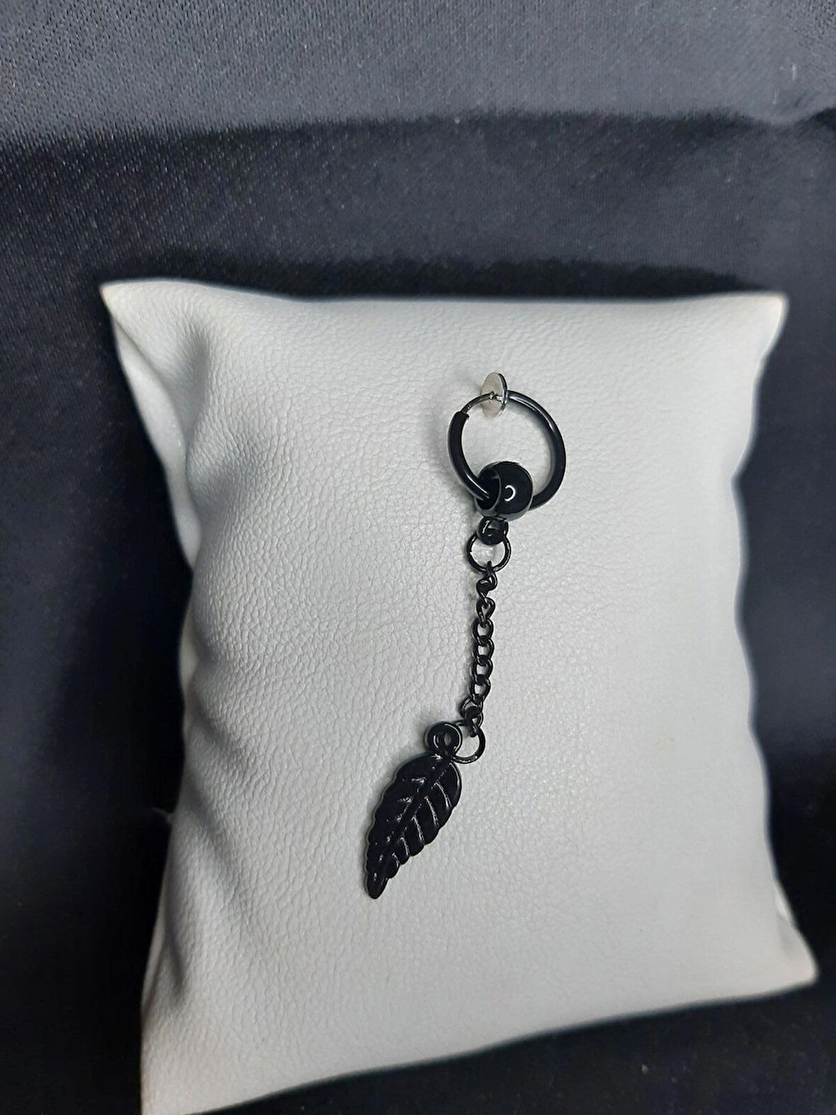 MRYart Yaprak Unisex Çelik Küpe