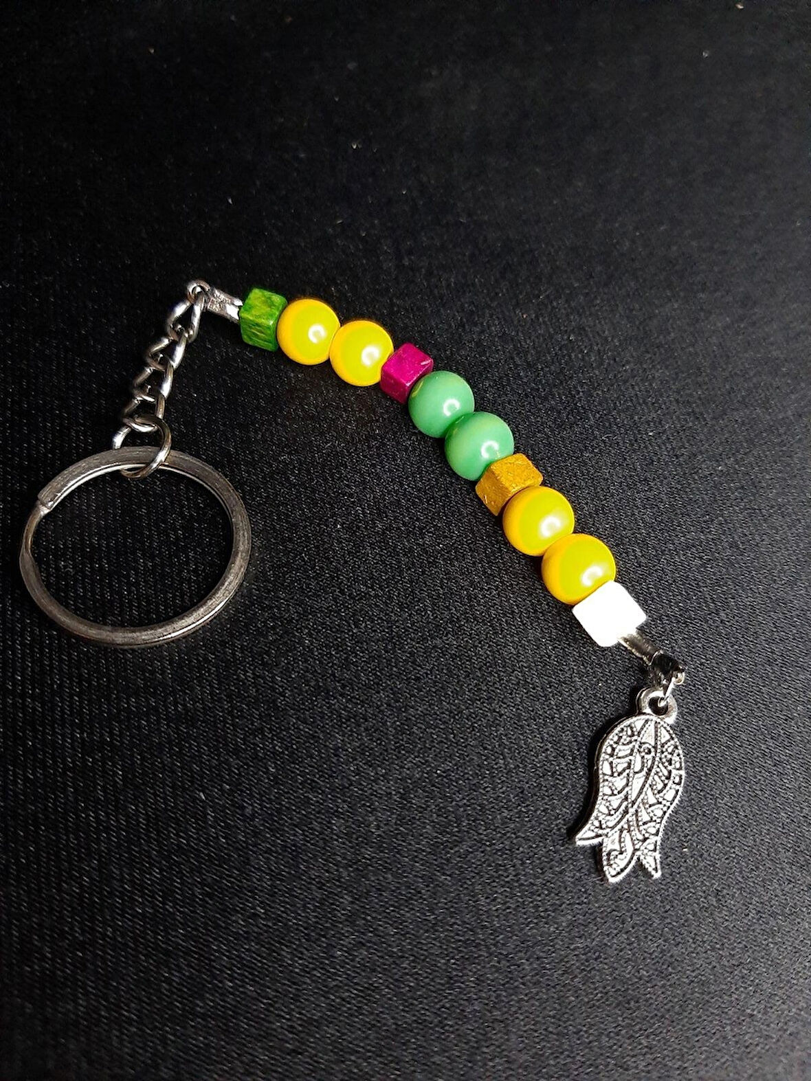 MRYart Lale figürlü Brezilyan Anahtarlık yada Çanta Aksesuarı