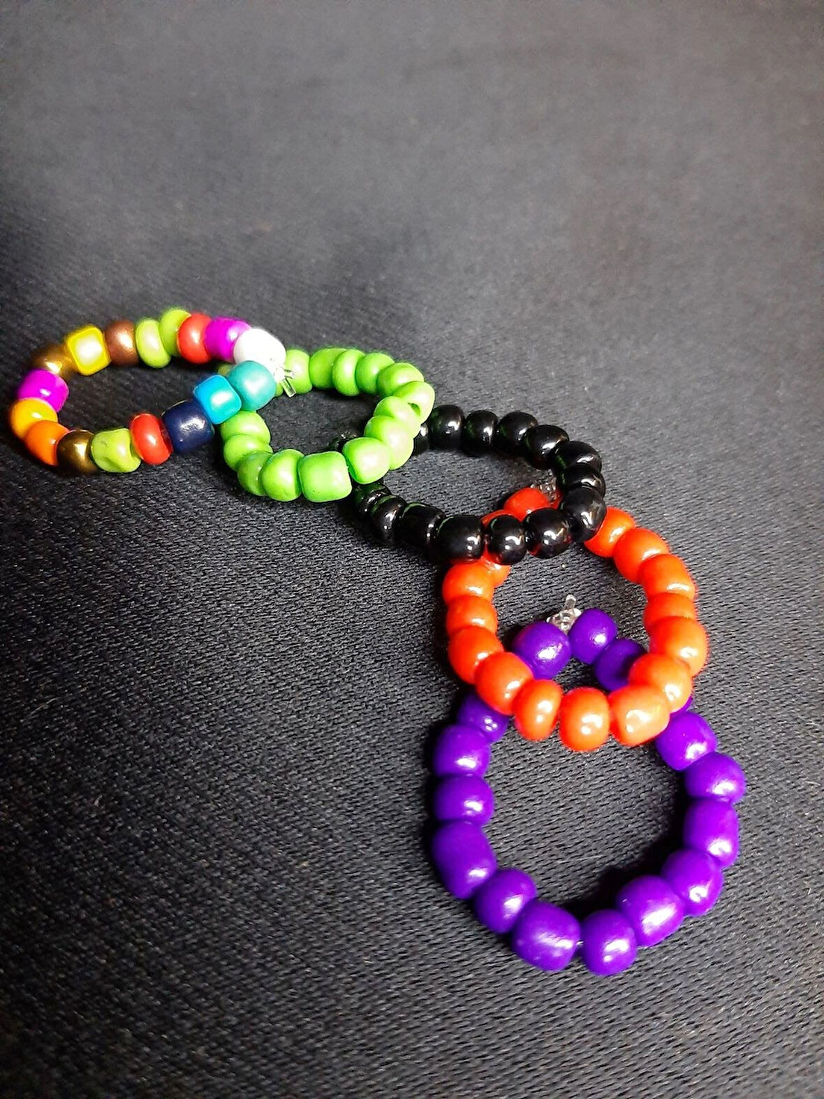 MRYart Kum Boncuk 5li Yüzük 5renk