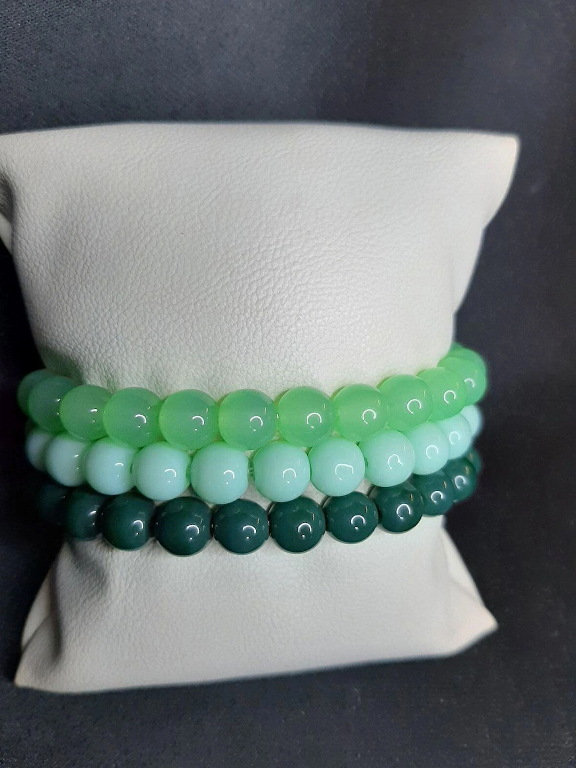 MRYart 3’lü Cam Boncuk Bileklik Seti – 3 Al Az Öde Fırsatı Unisex