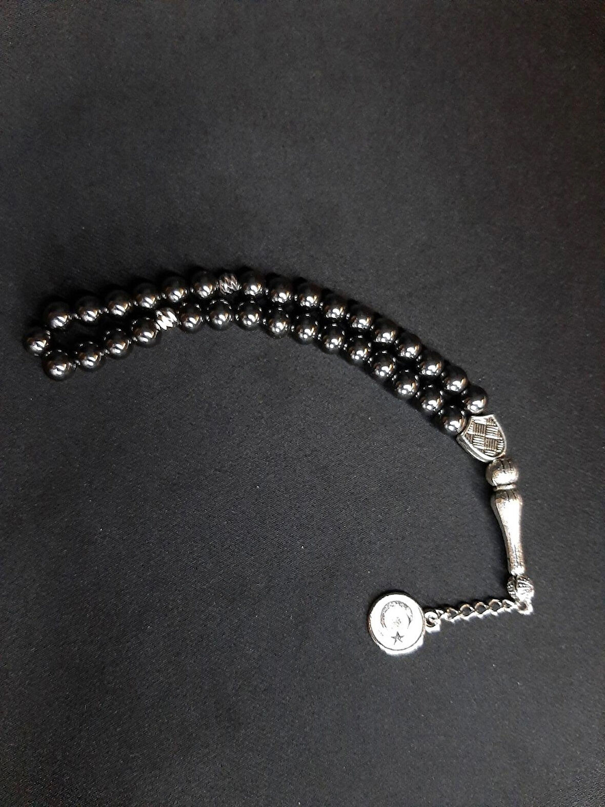 MRYart Hematit Taşı Doğal Taş Tarz Tesbih