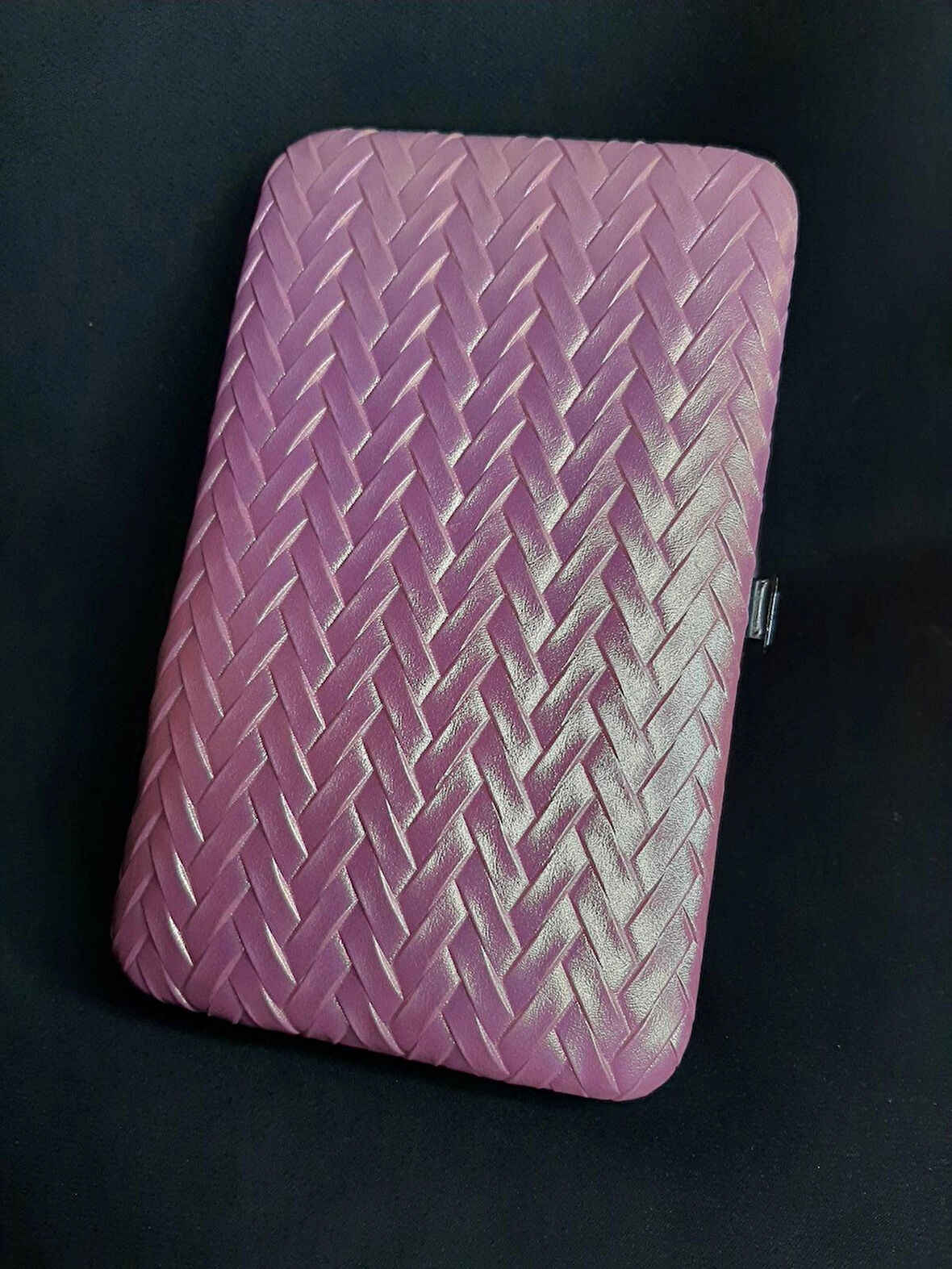 MRYart Pembe Renk Hologramlı Manikür/Pedikür Kutulu Törpü Seti 16 parça