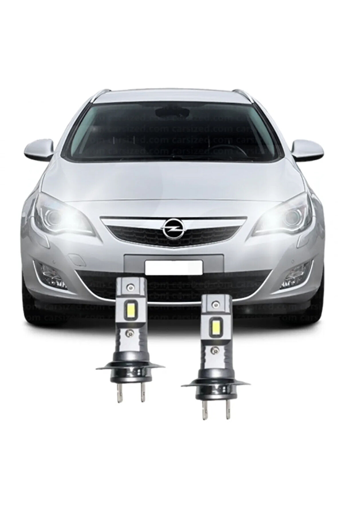 OPEL ASTRA J LED XENON UZUN FAR AMPULÜ Mini Led 2'li Set H7