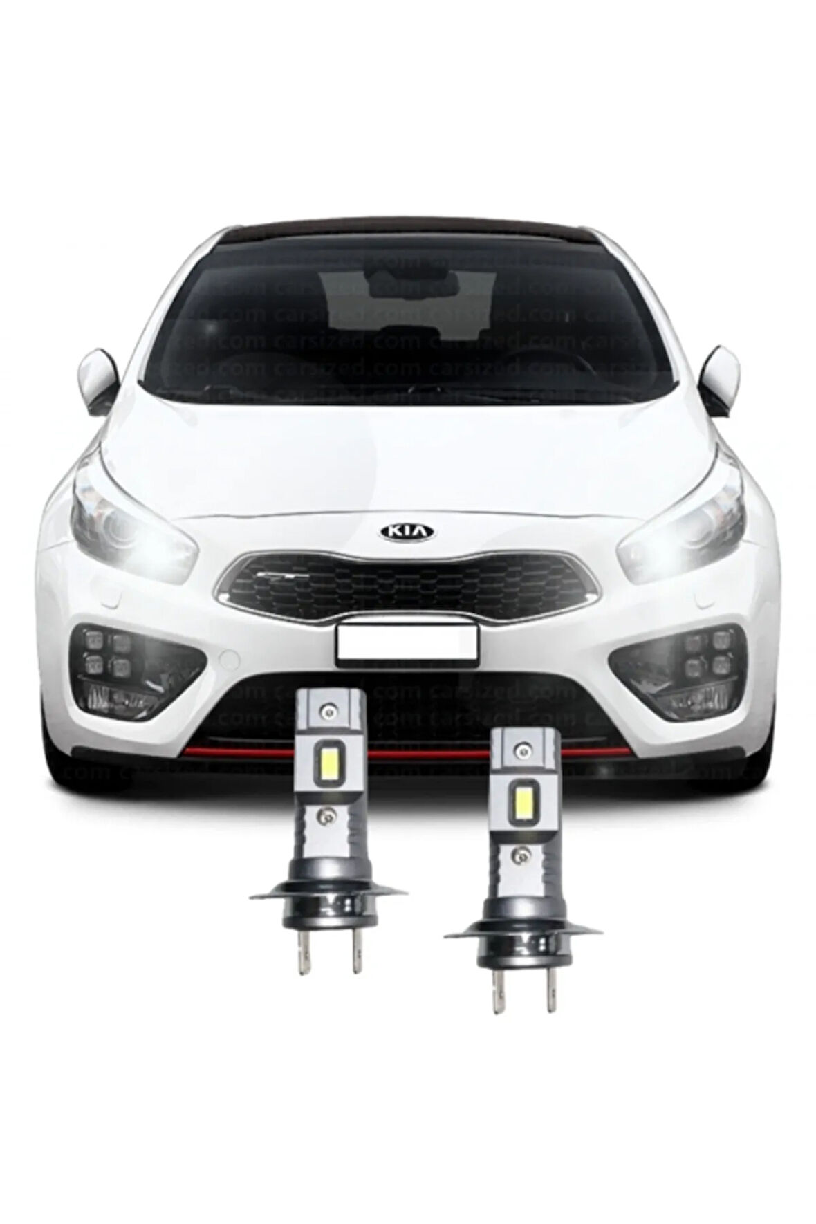 KIA CEED LED UZUN FAR AMPULÜ Mini Led 2'li Set H7