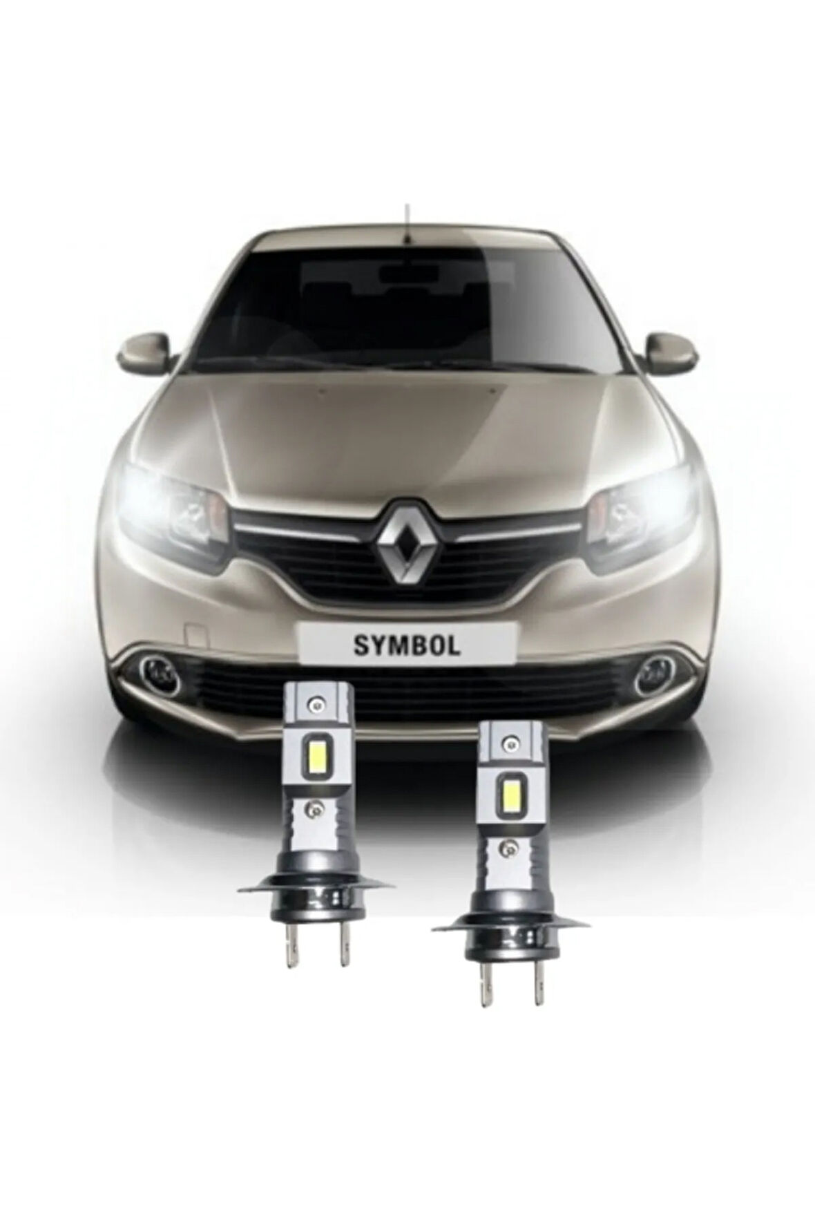 RENAULT SYMBOL LED KISA FAR AMPULÜ Mini Led 2'li Set H7