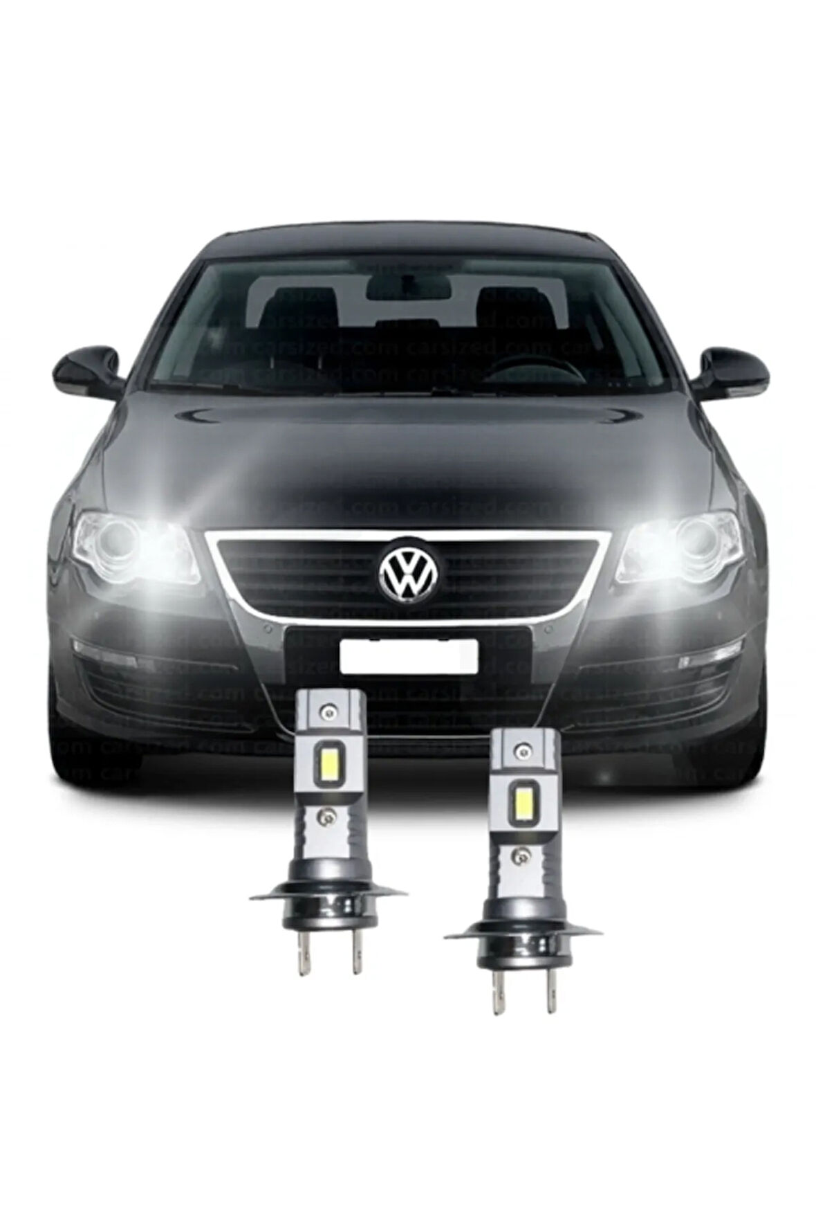 VW PASSAT B6 LED UZUN FAR AMPULÜ H7 Mini Led 2'li Set