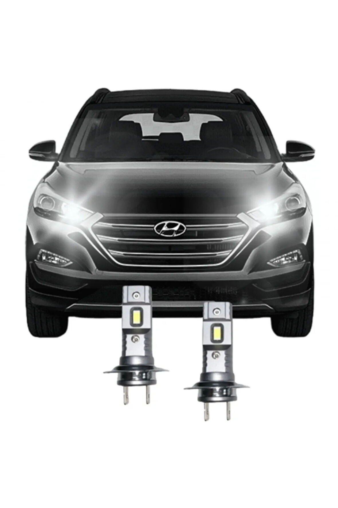 HYUNDAI TUCSON (2015-2018) LED UZUN FAR AMPULÜ Mini Led 2'li Set H7