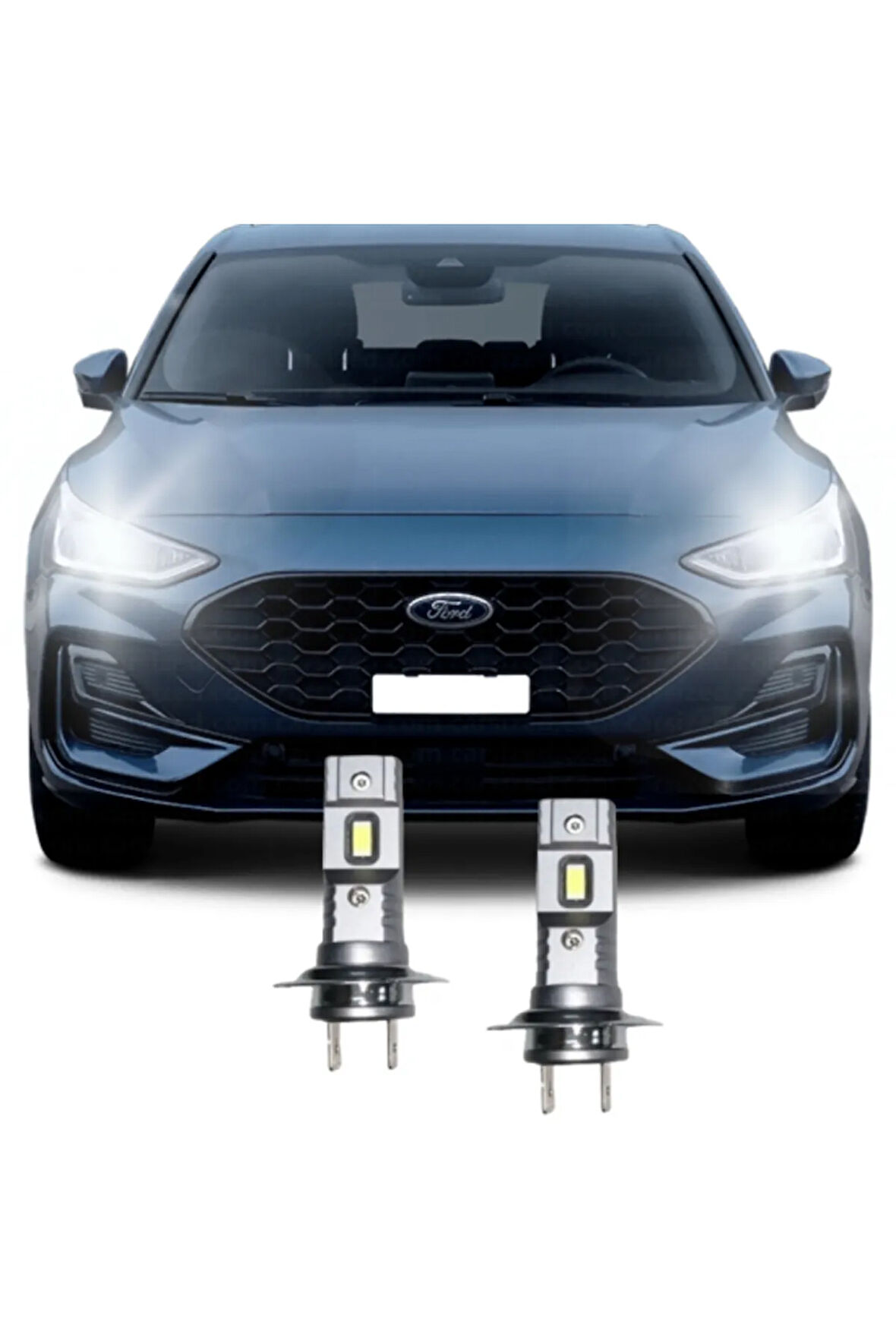 FORD FOCUS 4 LED KISA FAR AMPULÜ H7 Mini Led 2'li Set