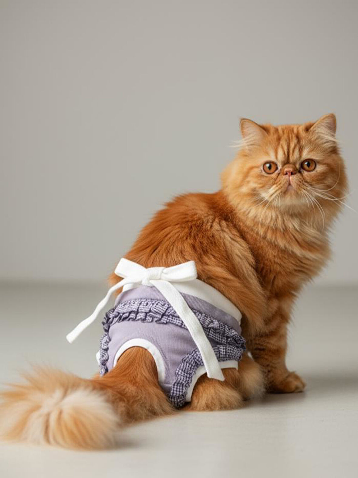 Princess Lila Dişi Kedi Regl Külotu | Kedi Donu | Kedi İç Çamaşırı | Ayarlanabilir Bağcıklı | Küçük Irklar İçin