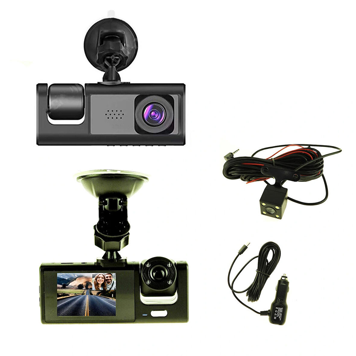Kamera Araba İçi Kamera Seti Ön Kamera Araç İçi Arka Görüş Kamera
