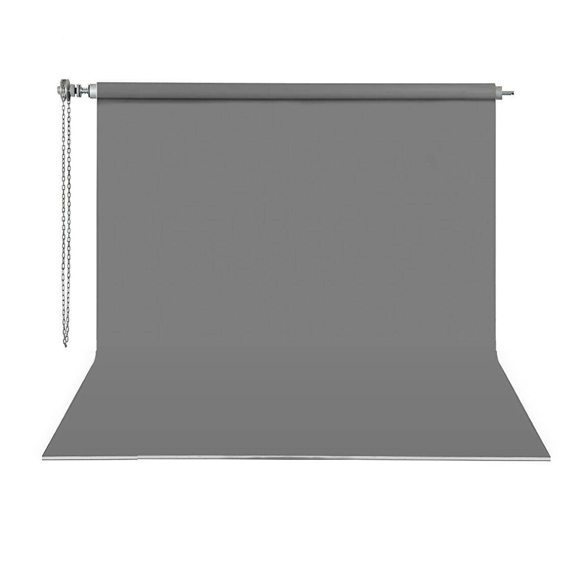 Gdx Sonsuz Gri Fon Perde (Kumaş) 2.70x5.80 Metre, Boru, Makara, Zincir