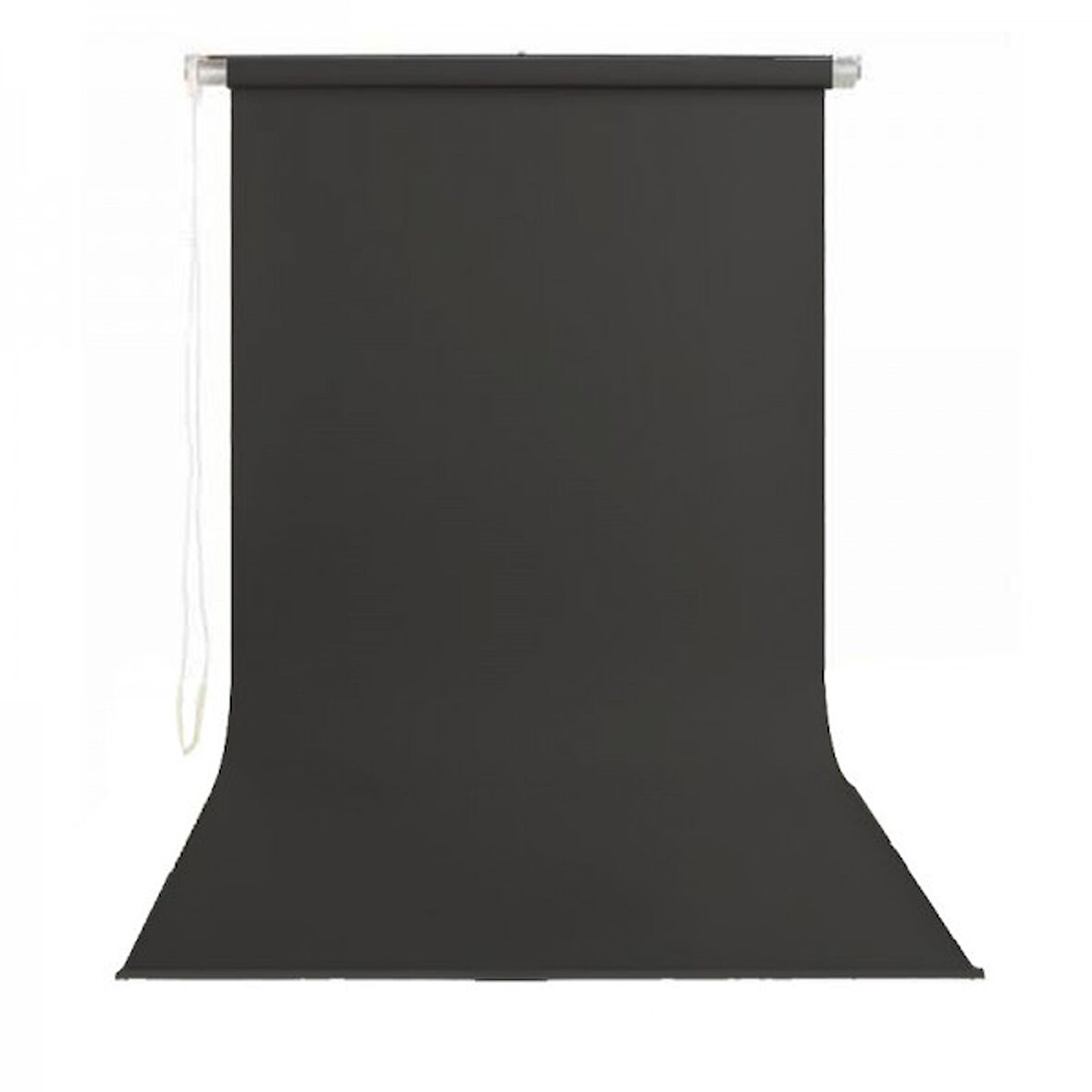 Gdx Sonsuz Siyah Fon Perde (Kumaş) 190x400cm, Boru, Makara, Zincir