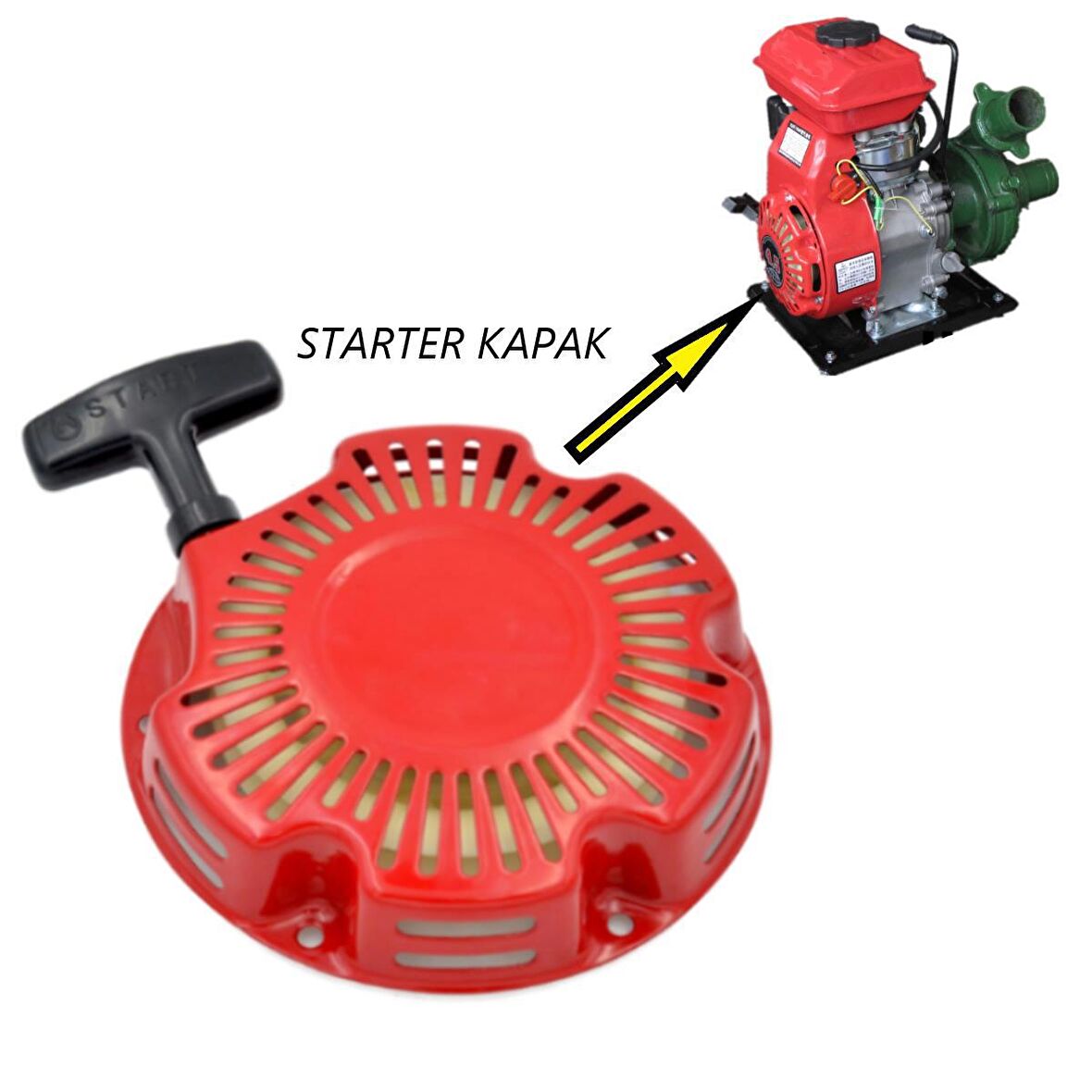 Kmtmak 1.5 İnç 152F Su Motoru Starter Kapağı