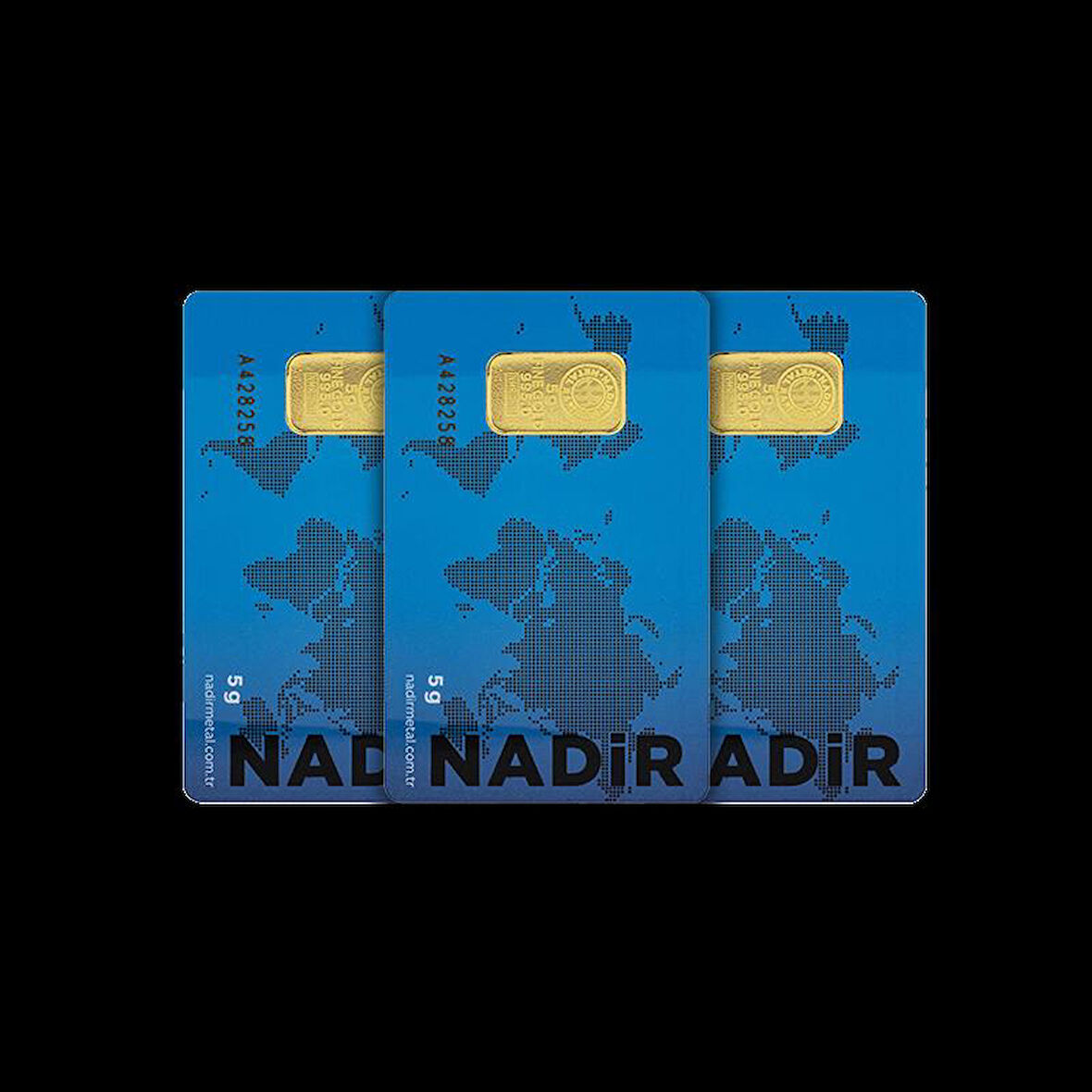 RimaGold 3 Adet 5 gr 24 Ayar NadirGold Gram Altın