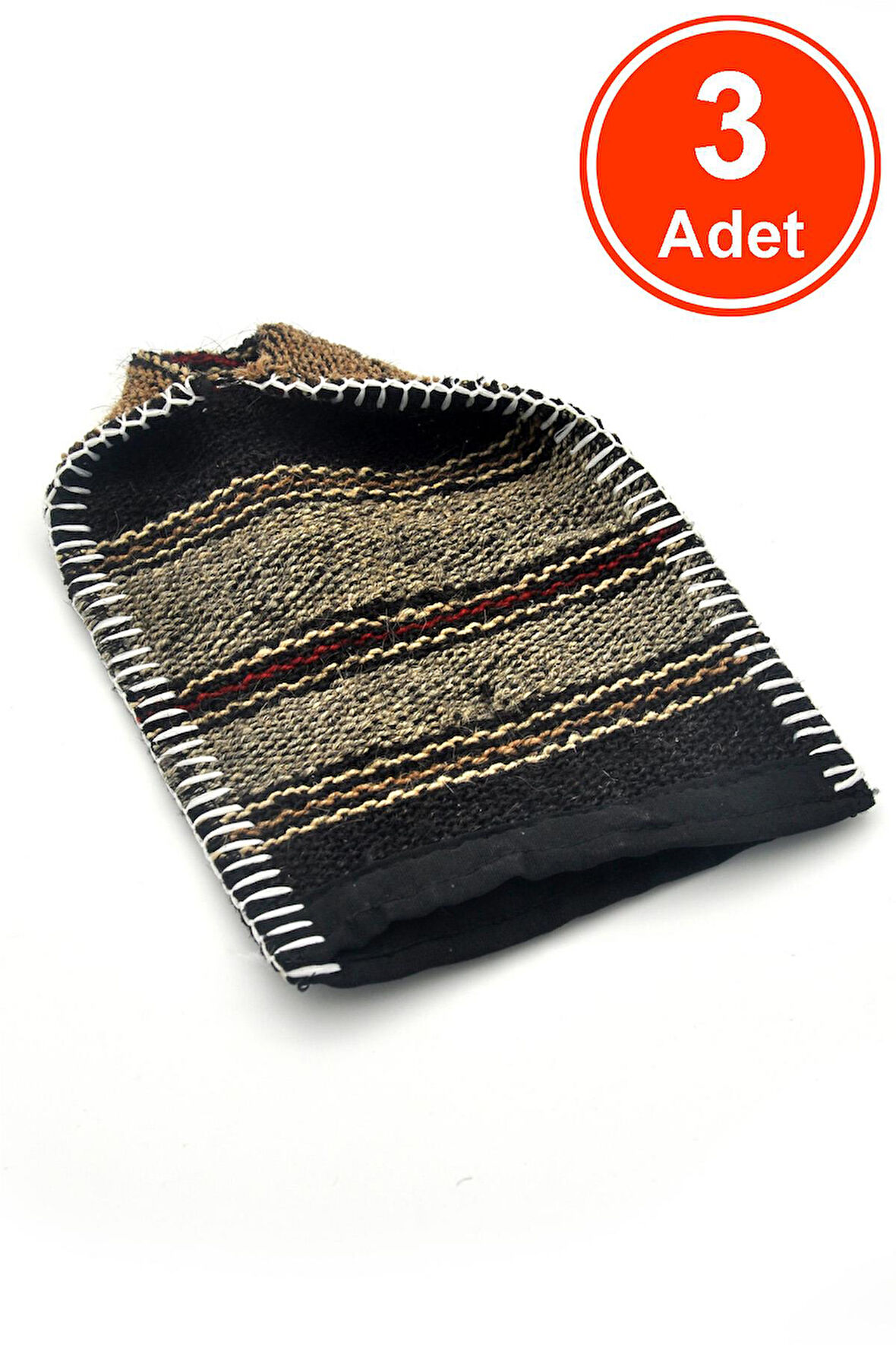 Keçi Kılı Banyo Hamam Kesesi 17x25 cm. x 3 Adet