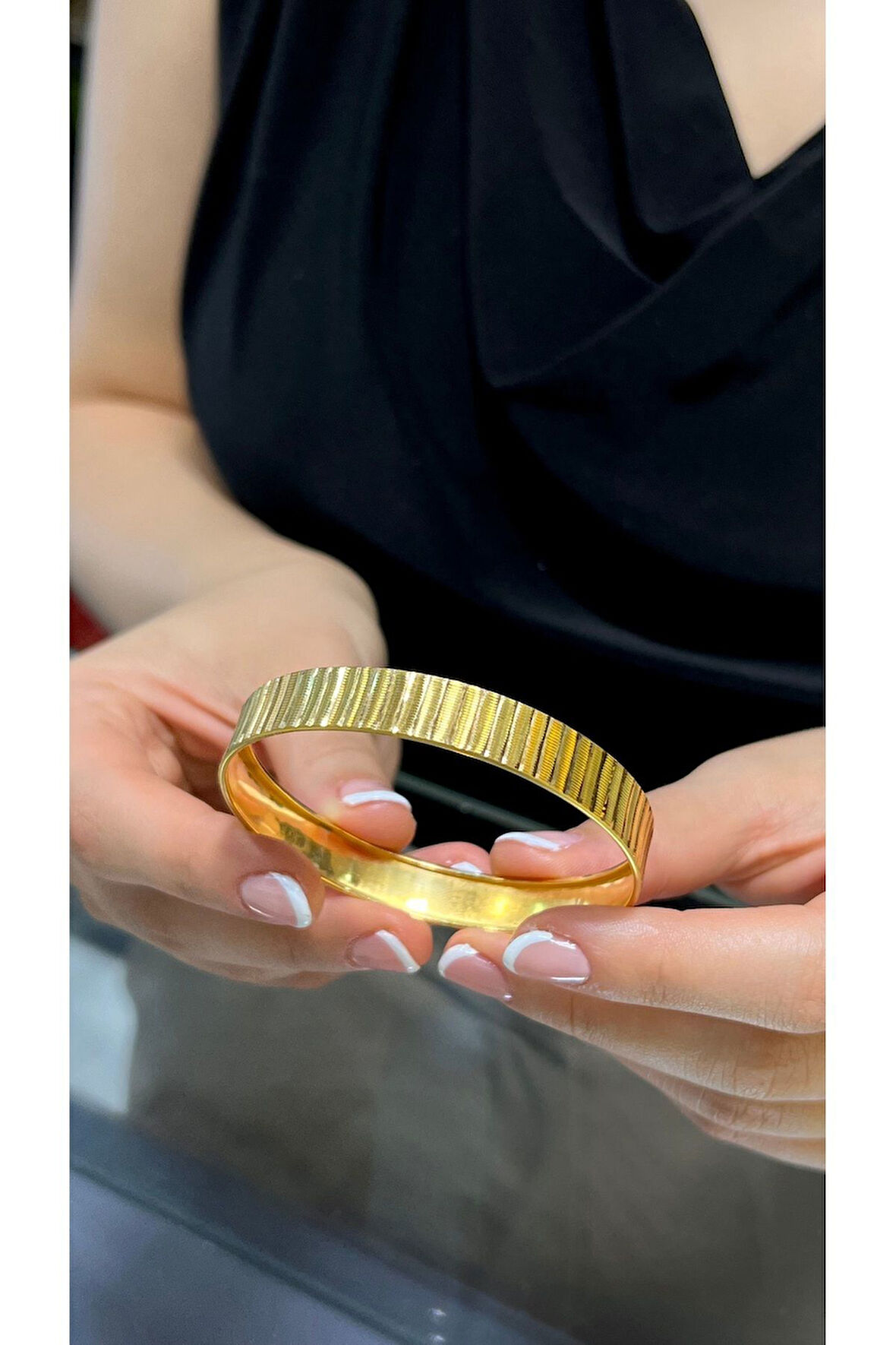 8 gr (GRAM) Dalmaçya Şarnel Bilezik 22 Ayar Altın Yatırımlık Işçiliksiz