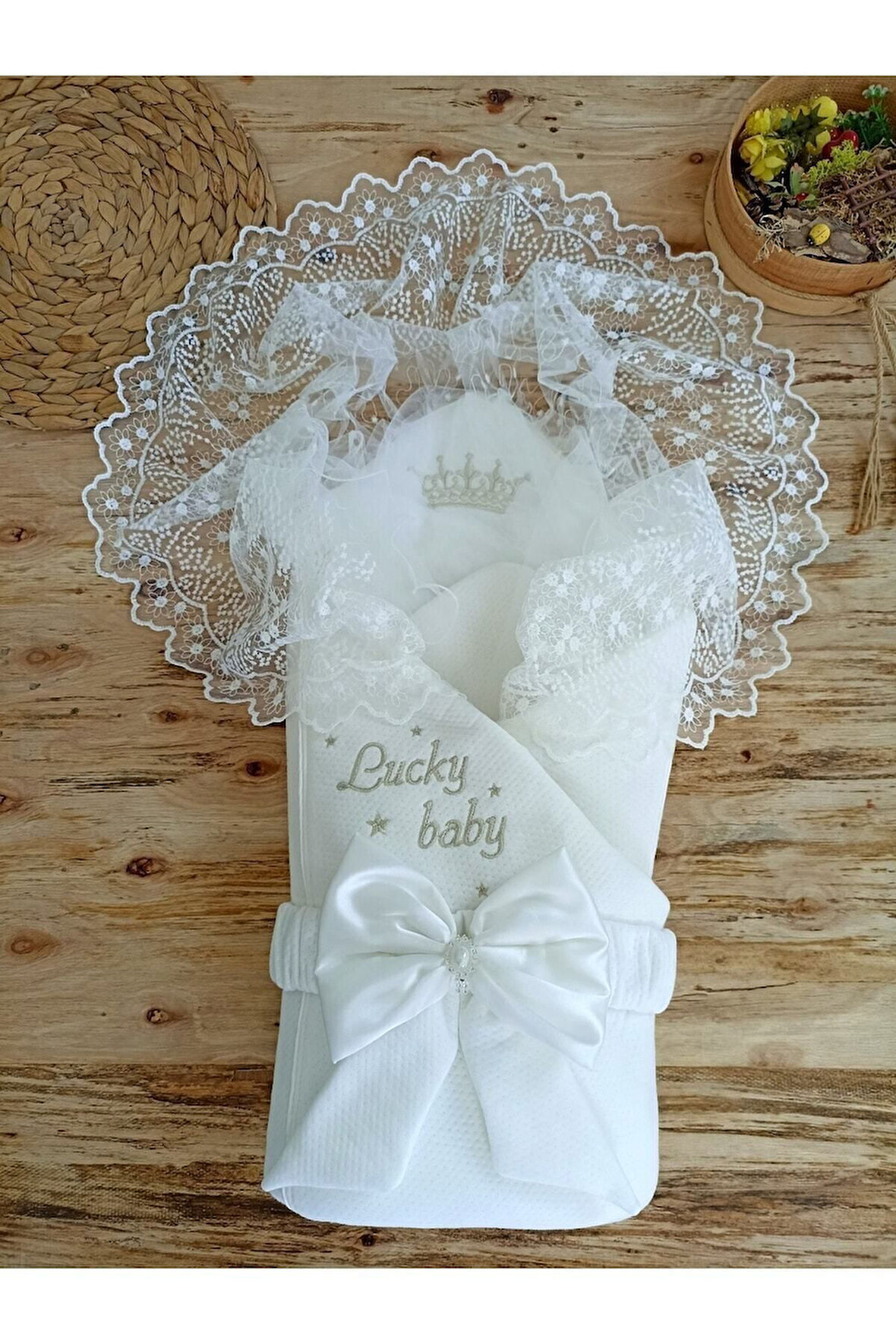 Yenidoğan Hediyelik Bebek Kundağı Unisex Bebek Dış Kundak Hastane Çıkışı Bebek Battaniye Oyun Matı