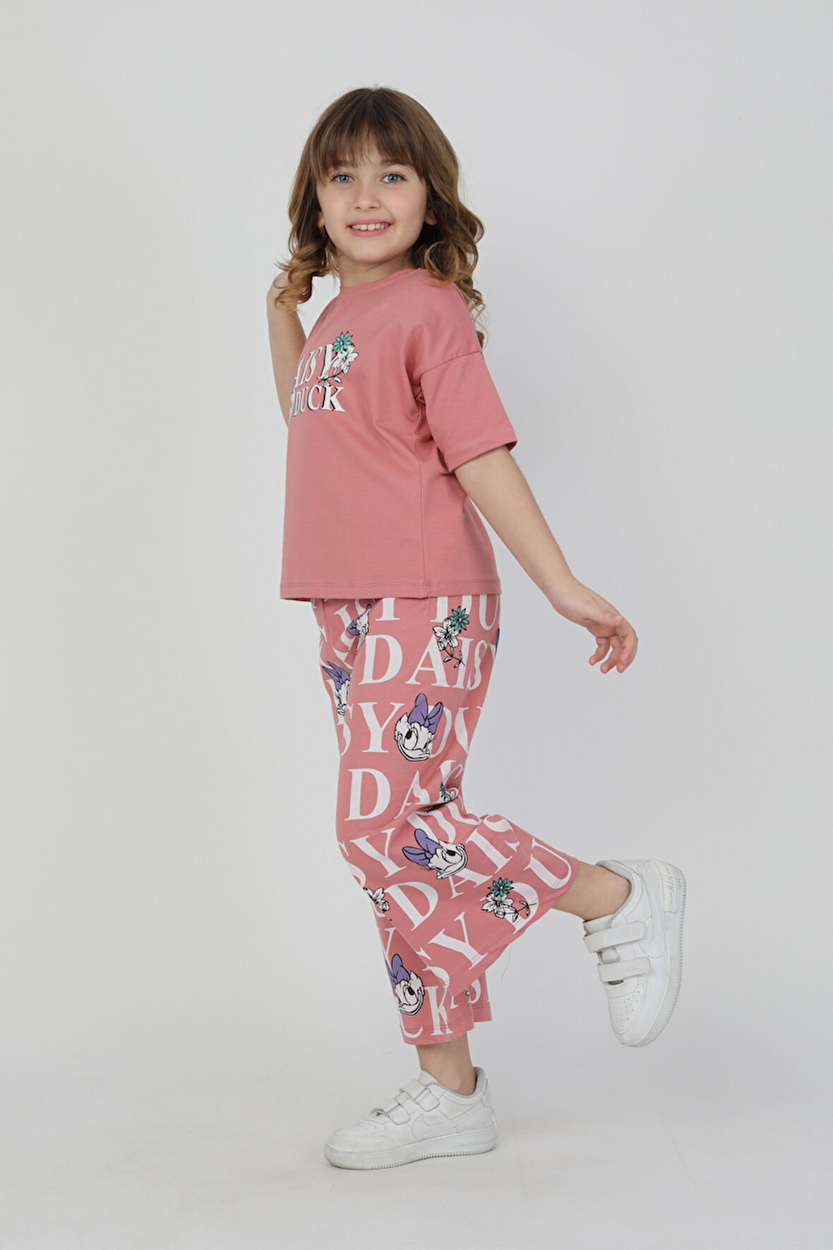 Daisy Duck Baskılı Kız Çocuk Alt Üst Takım 
