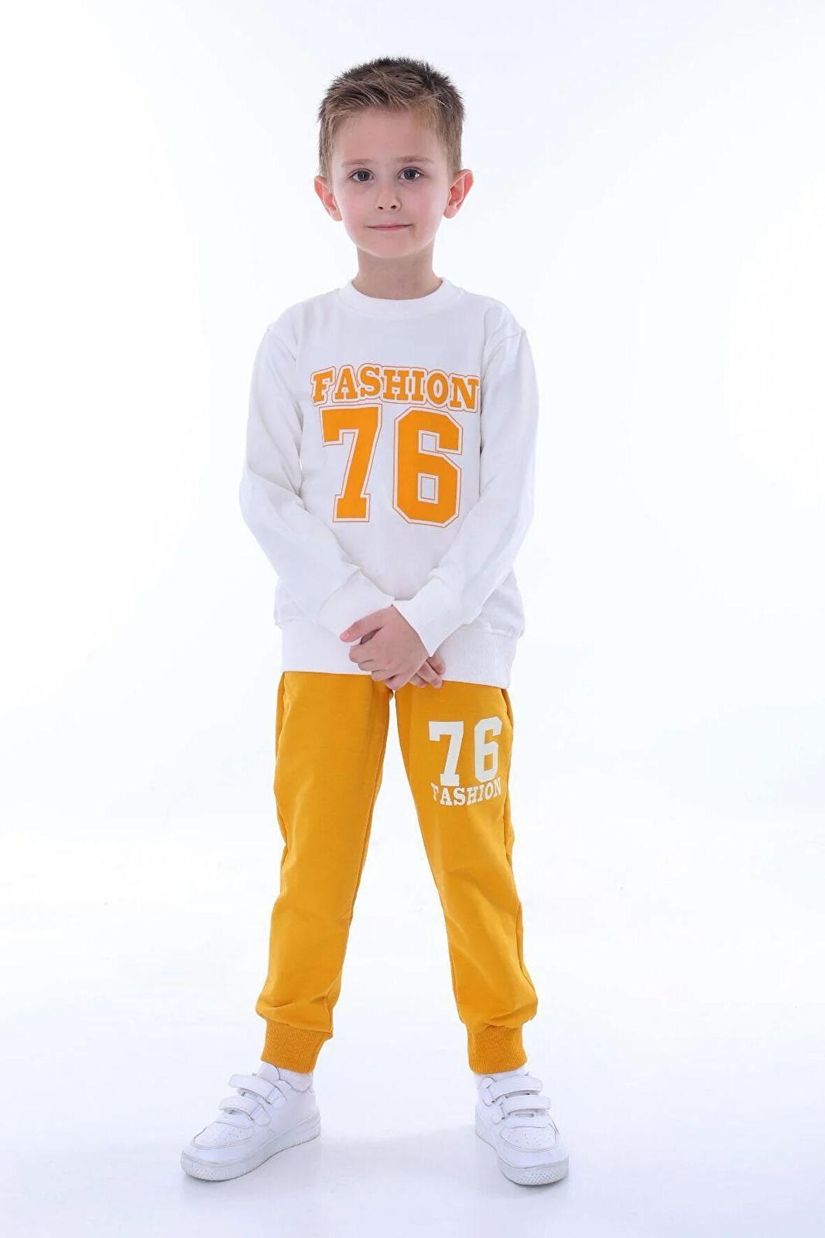Fashion 76 Erkek Çocuk Takımı Sarı