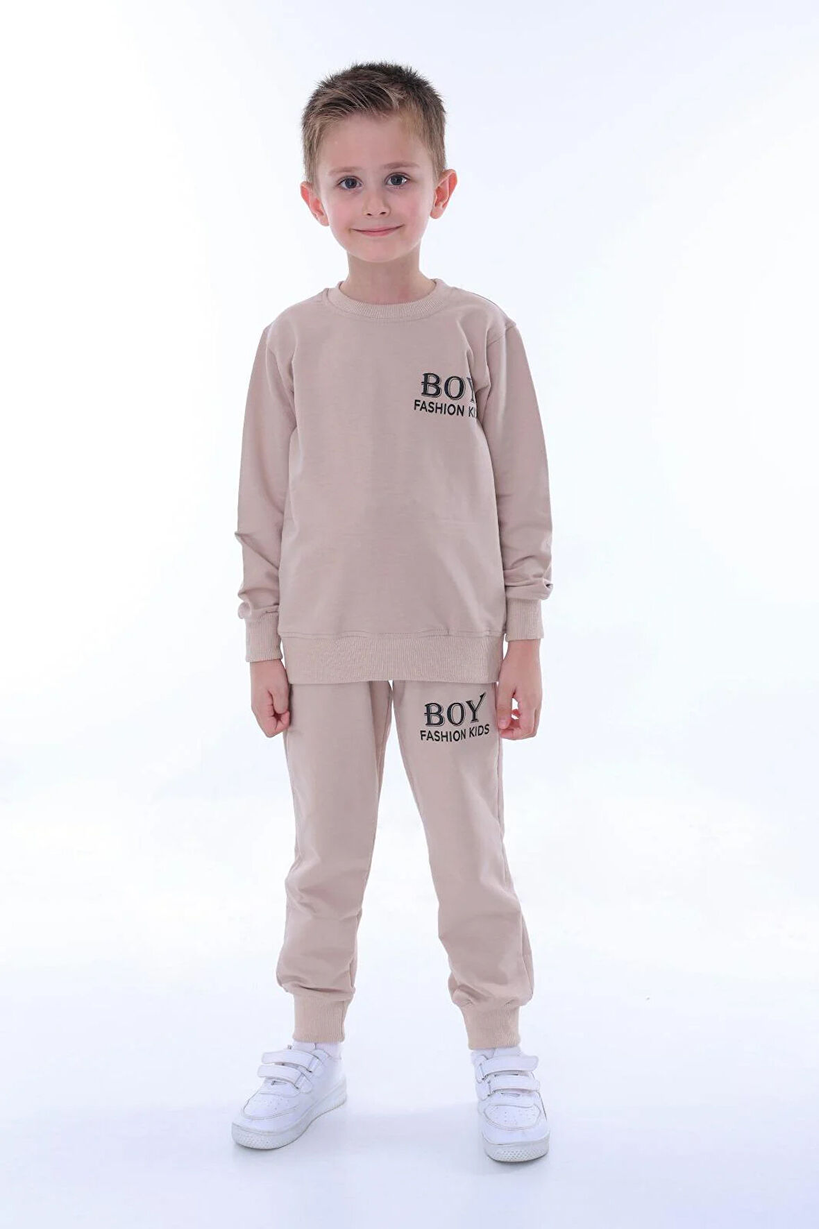 Boy Fashion Kids Erkek Çocuk Takımı Bej