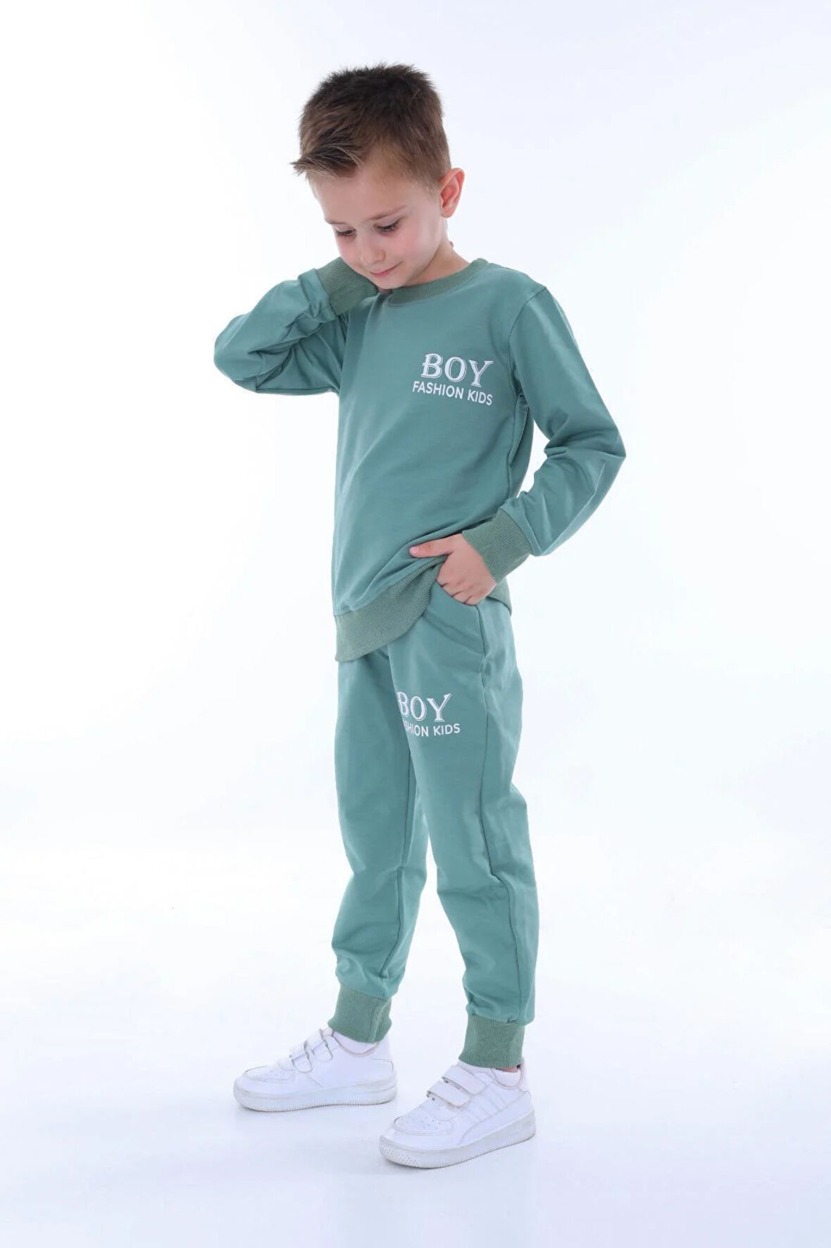 Boy Fashion Kids Erkek Çocuk Takımı Yeşil