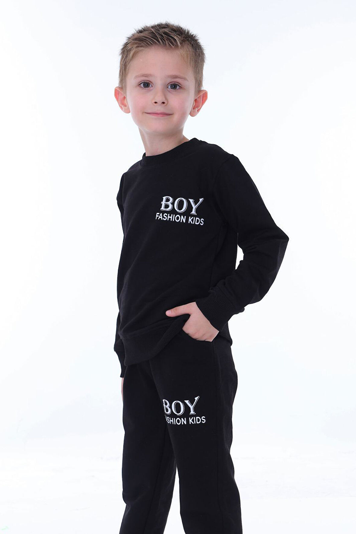Boy Fashion Kids Erkek Çocuk Takımı Siyah