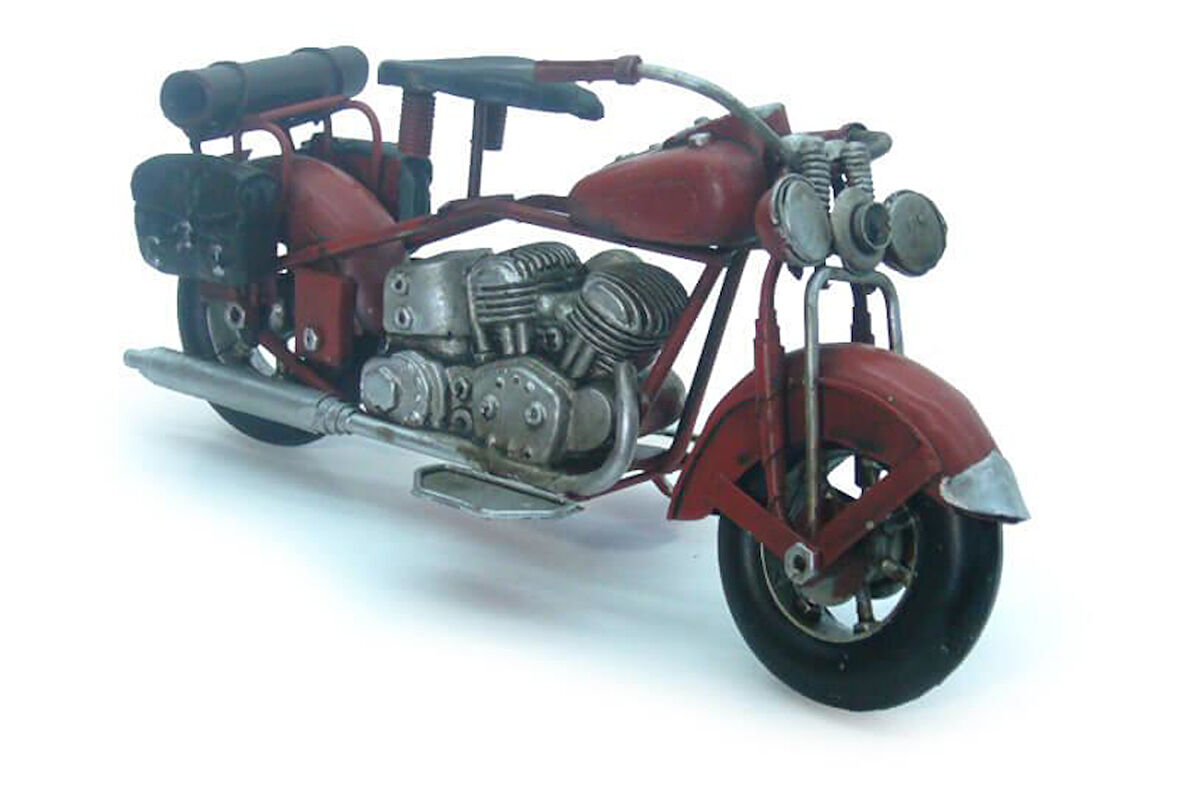 KENPAZAR Dekoratif Metal Motosiklet Vintage Biblo Dekoratif Hediyelik