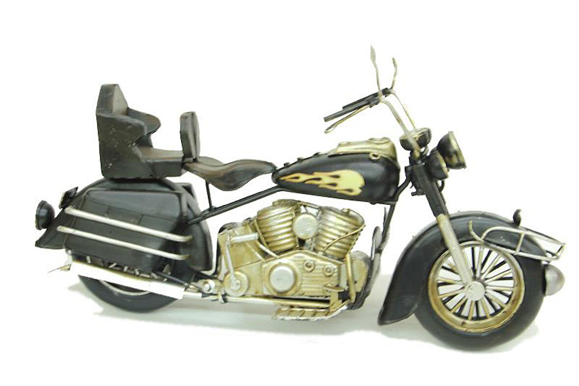 KENPAZAR Dekoratif Metal Motosiklet Vintage Chopper Ev Ofis Hediyelik
