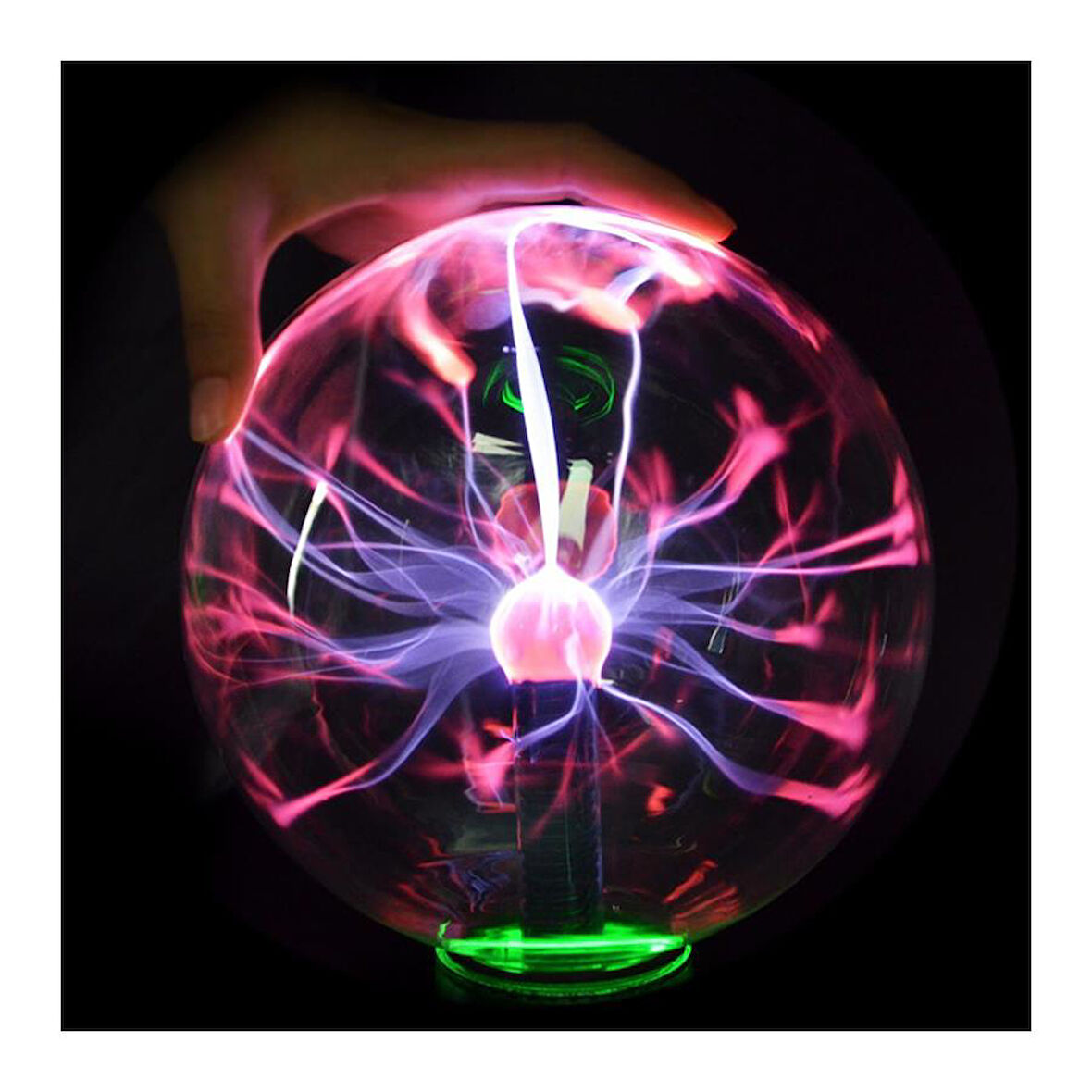 KENPAZAR Orta Boy Plazma Küresi - Tesla Plazma Lambası (22x13) cm