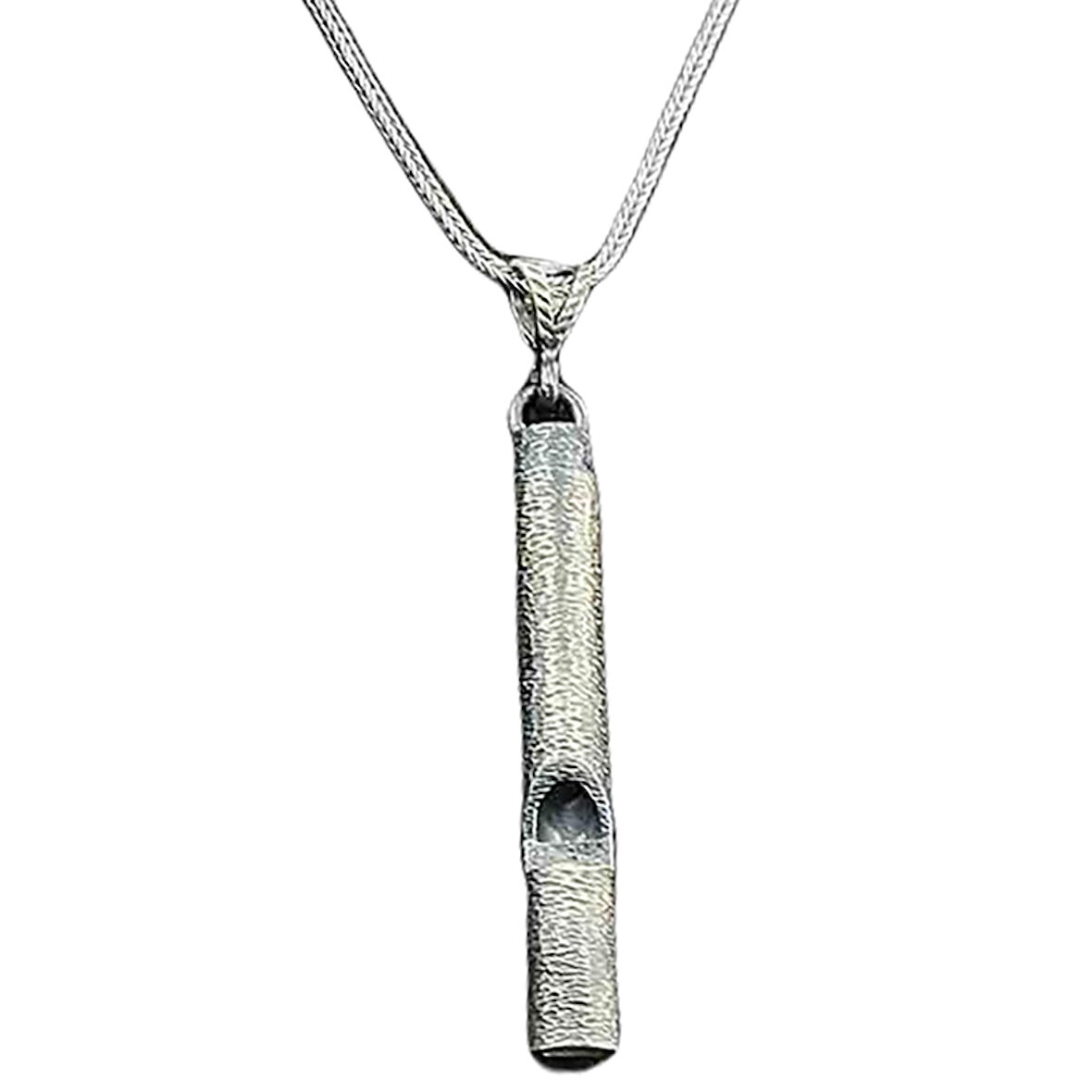 KENPAZAR ​Gümüş Oksitli Deprem Düdüğü Kolye