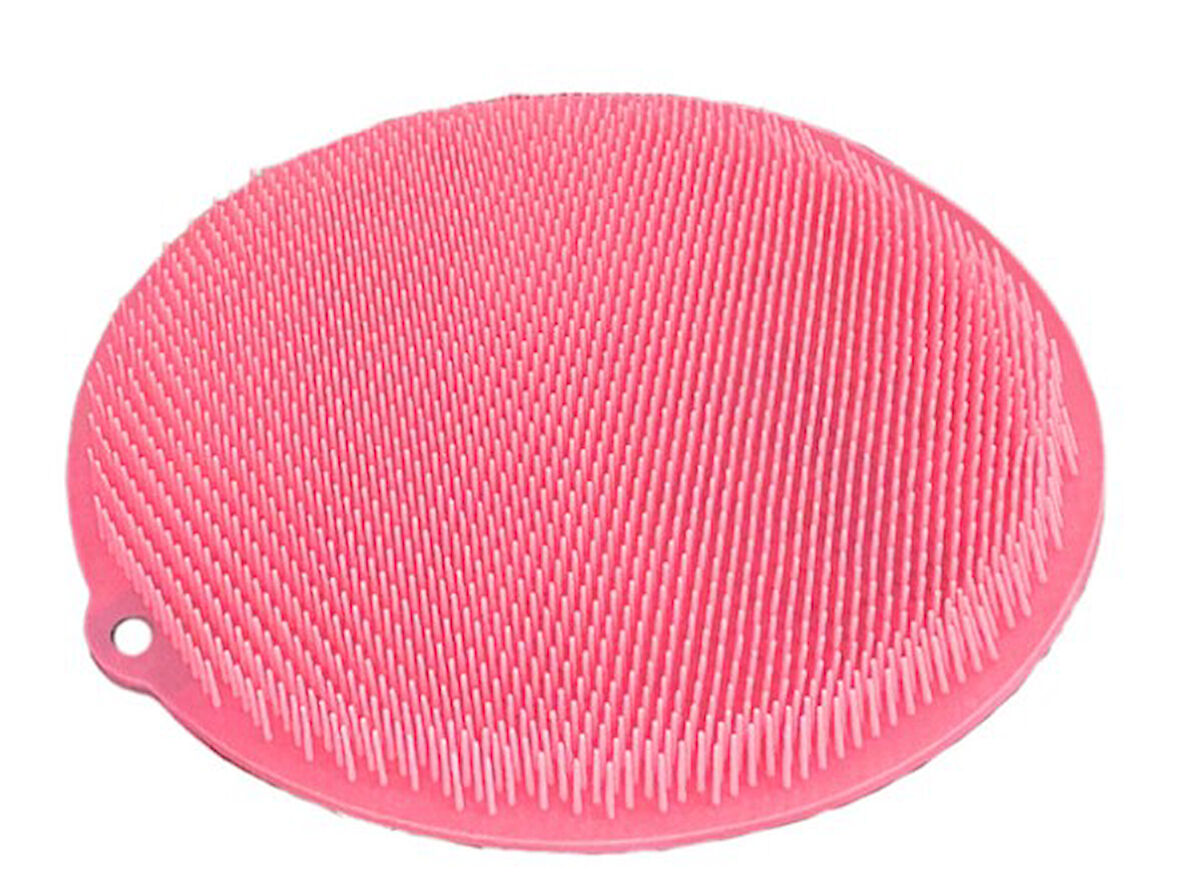 KENPAZAR Yuvarlak Vantuzlu Banyo Sırt Kese Matı 26 cm
