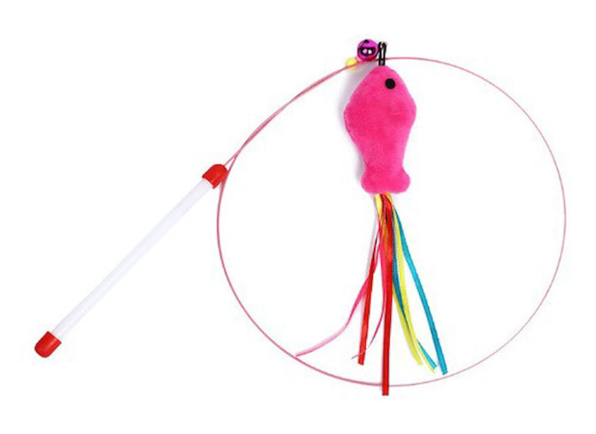 KENPAZAR Balıklı Kedi Oyun Oltası 90 Cm