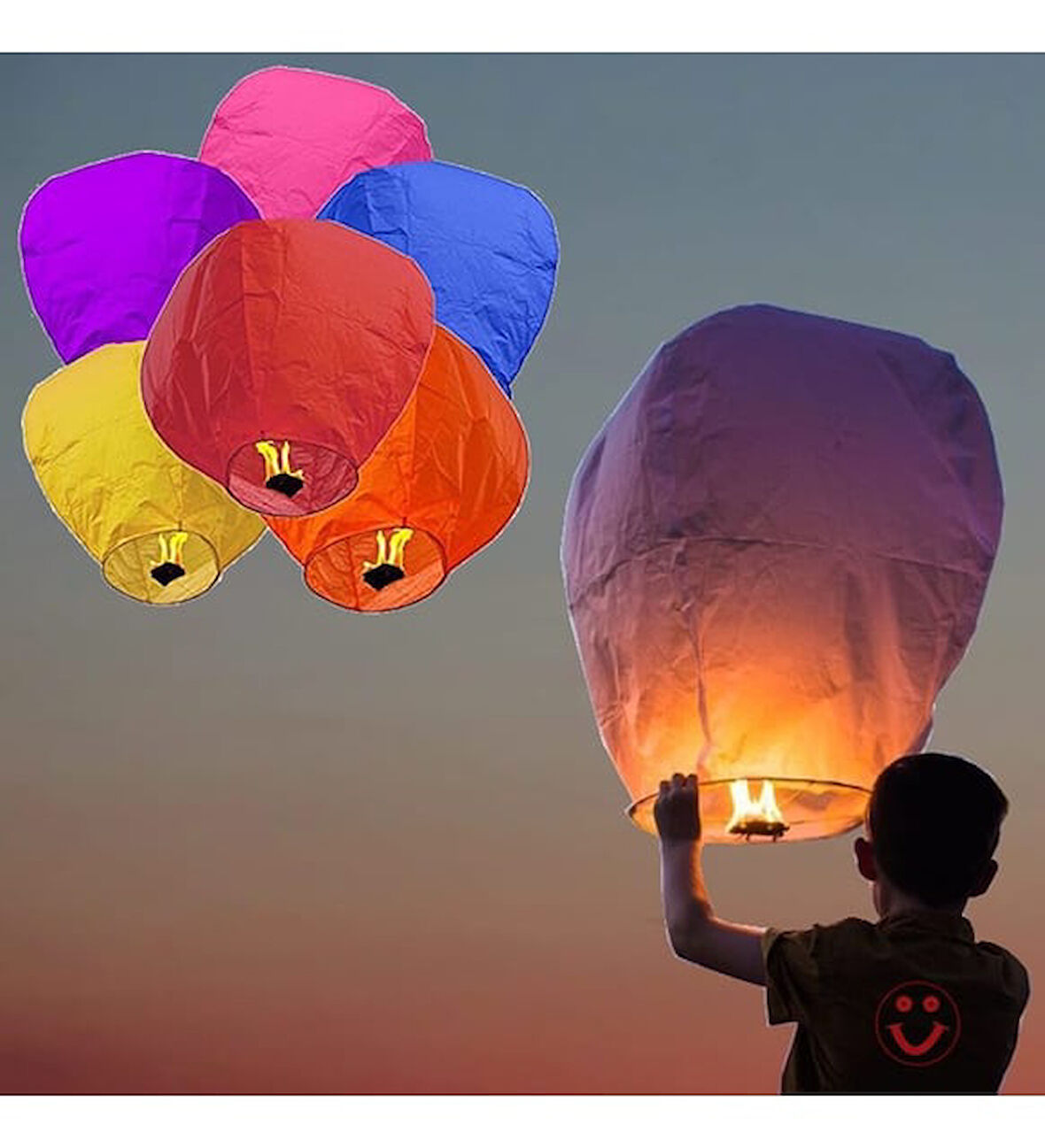 KENPAZAR Dilek Feneri Gece Gökyüzü Dilek Balonu
