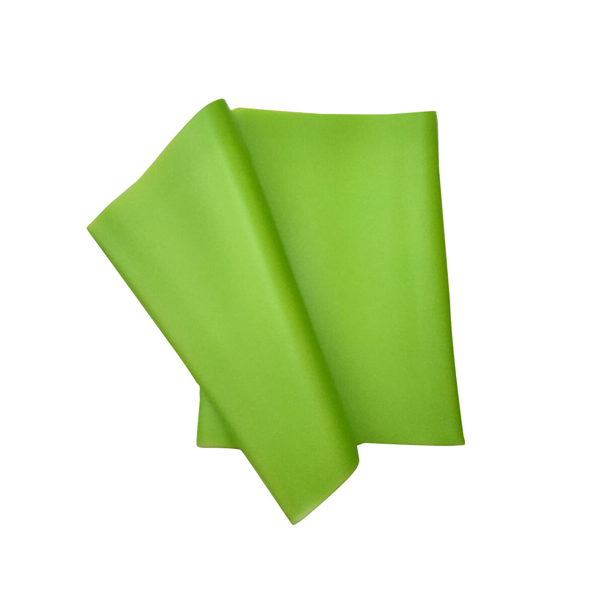 KENPAZAR Yeşil Pilates Lastiği Orta Üst Direnç 120 CM*15 CM*0.45 MM