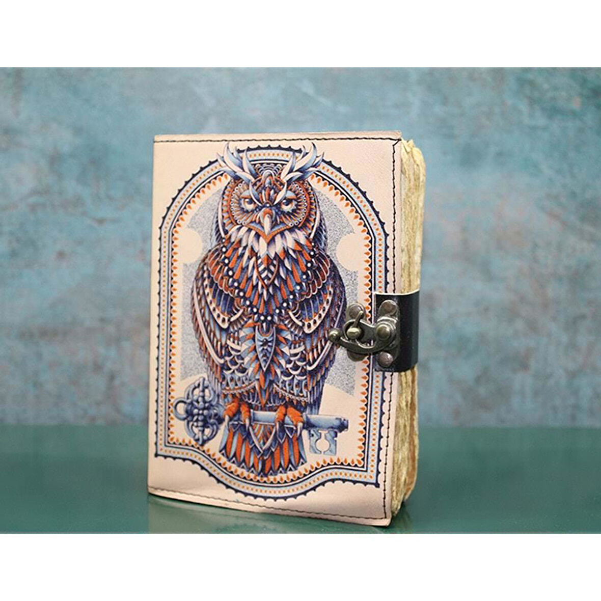 KENPAZAR Baykuşlu Deri Defter