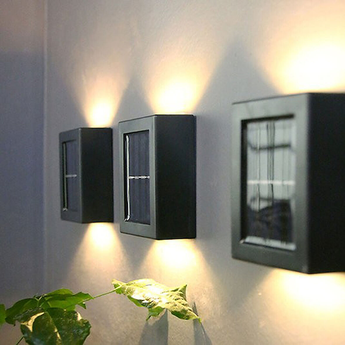 KENPAZAR Solar Güneş Enerjili Çift Taraflı Aplik S-32