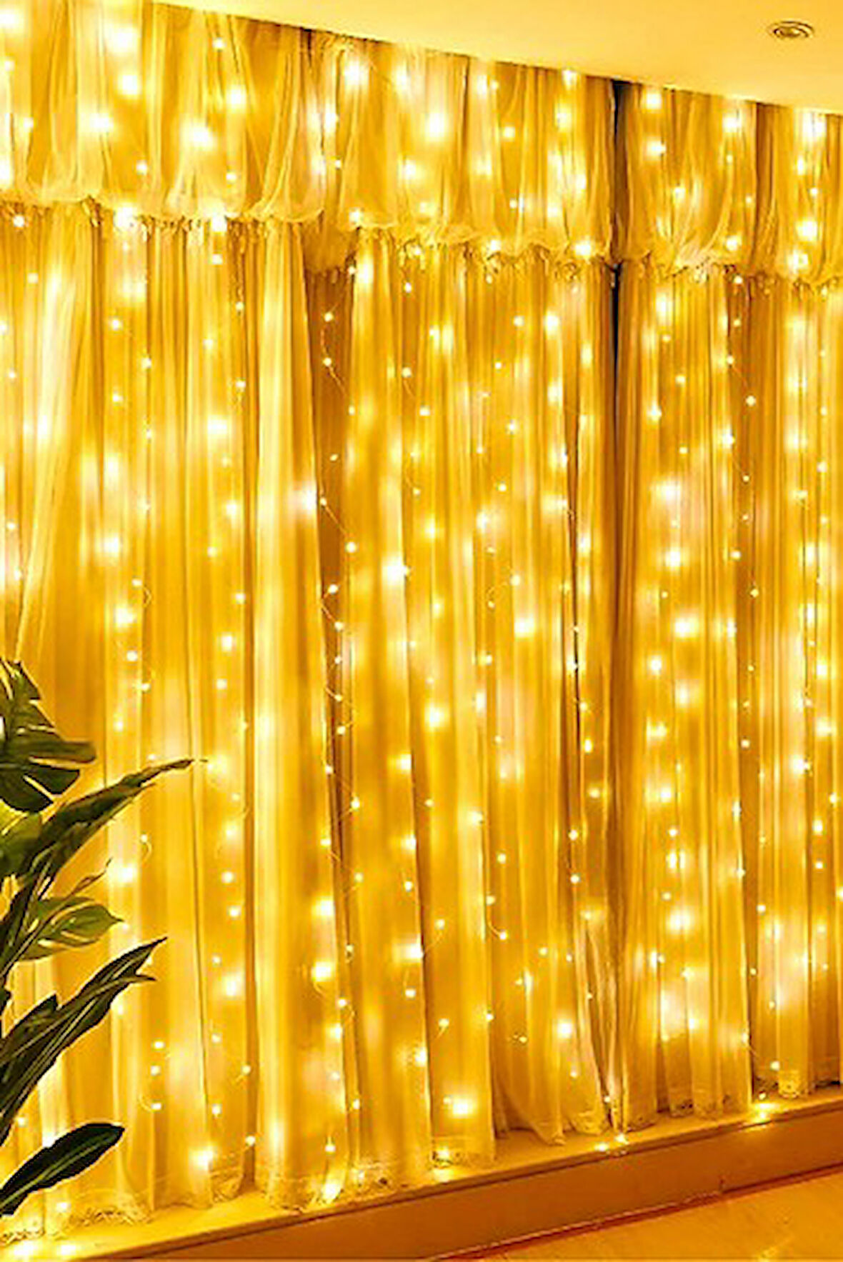 KENPAZAR Peri Perde Led Uzaktan Kumandalı 3x3 Metre