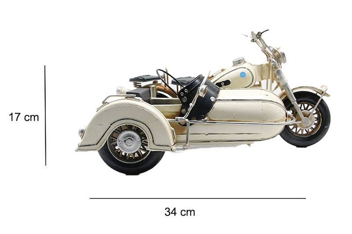 KENPAZAR Dekoratif Metal Sepetli Motor