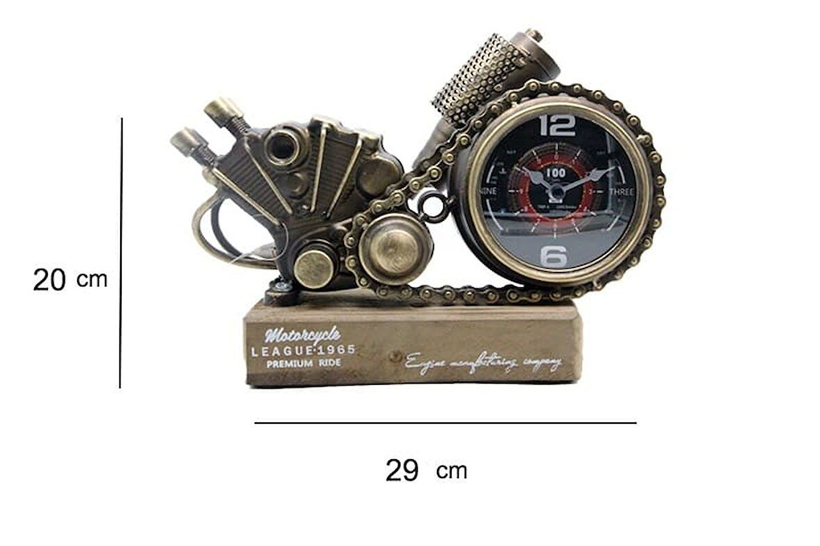 KENPAZAR Masa Saati Motor 29.5cm