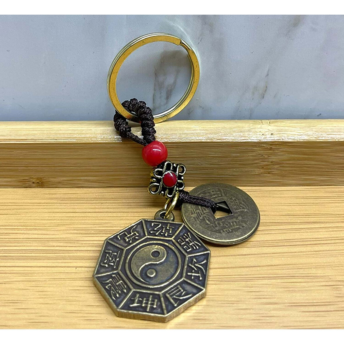 KENPAZAR Metal Yin Yang Anahtarlık