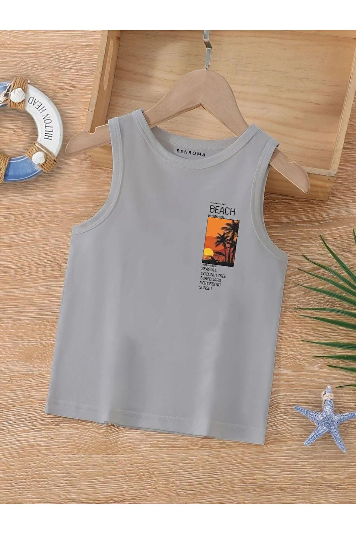 ÇİZGİ FİLM KARAKTER BASKILI KOLSUZ ÇOCUK TİŞÖRT