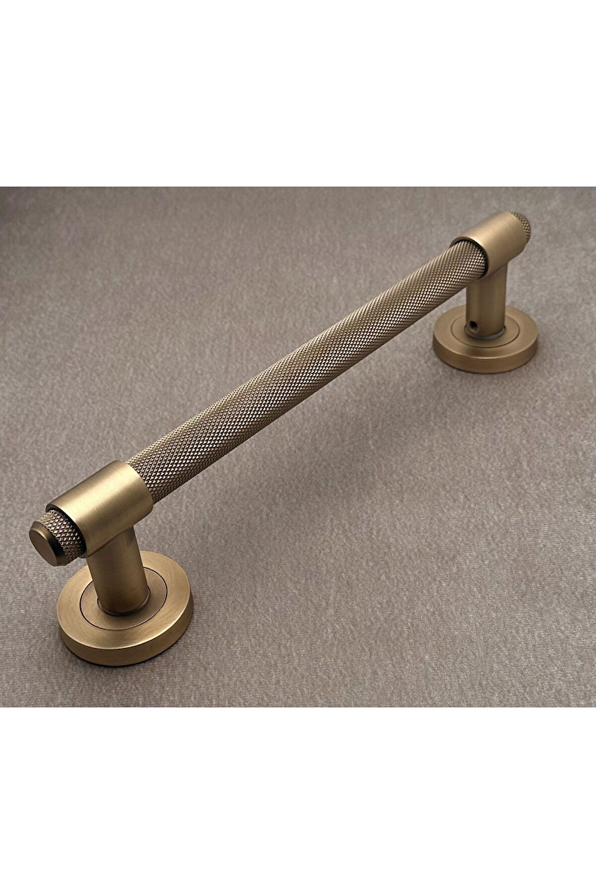 Punch Zamak A213 Mat Antik Sarı Çekme Kol Sürgülü Kapı Çekme Kolu 25 Cm 1 Adet