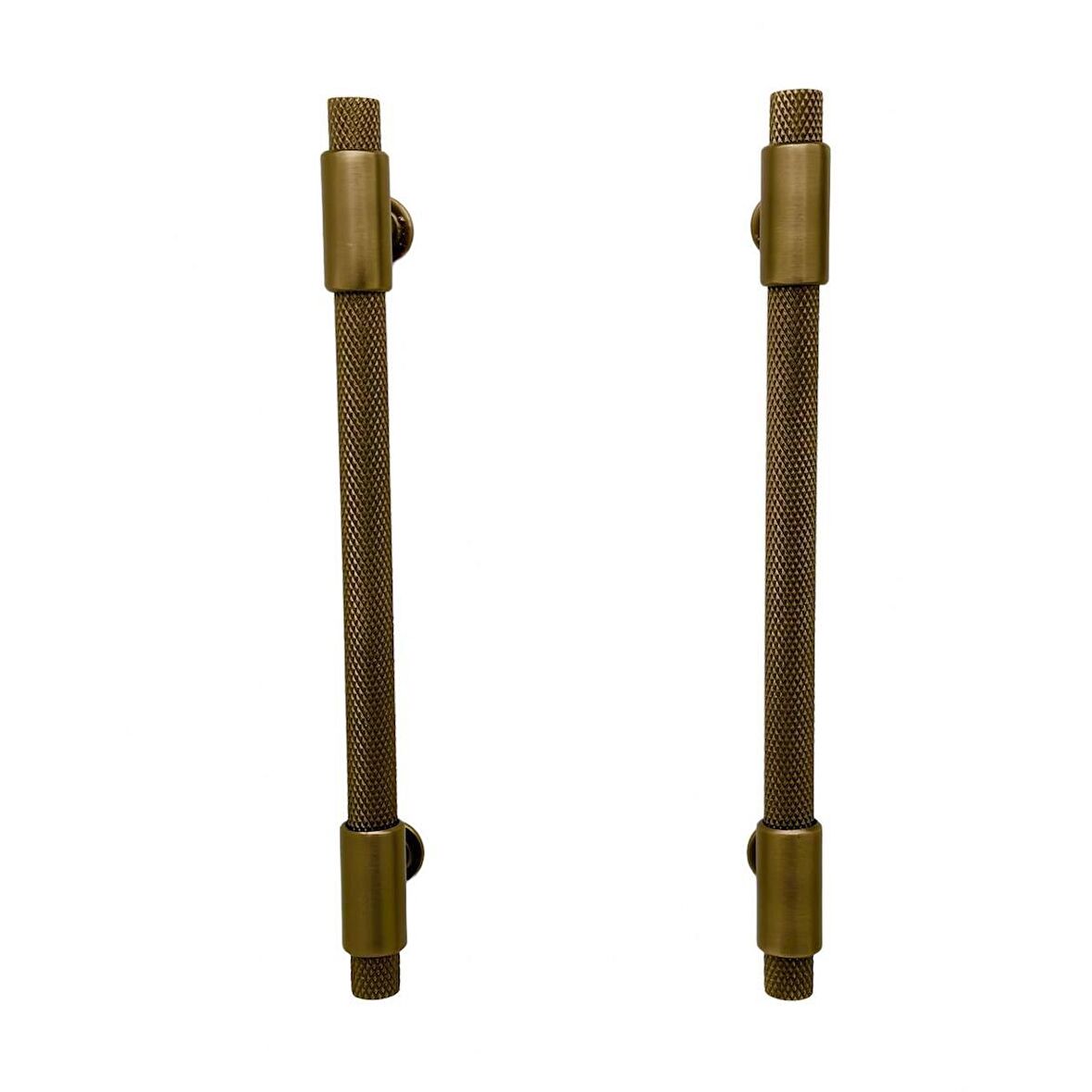 Handles Kulp Mobilya Dolap Mutfak Çekmece Kulpu 158 Mat Antik Sarı 224 Mm ( 22,4 Cm ) 2 Adet