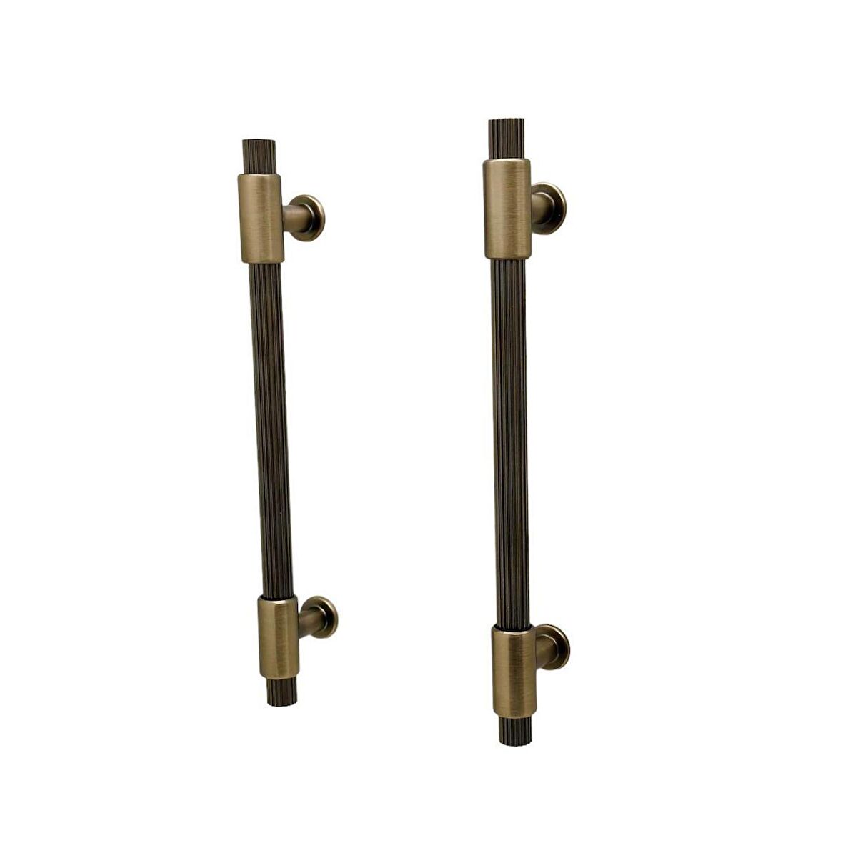 KOLDOOR Erva Handles 158 Mat Antik Sarı Mobilya Tv Ünitesi Dolap Mutfak Çekmece Kulpu 128 Mm 5 Adet