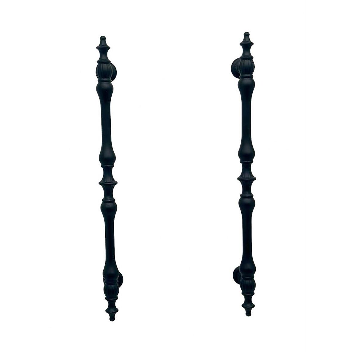 Şehzade Mat Siyah Mobilya Dolap Mutfak Çekmece Kulpu 160 Mm ( 16 Cm ) 10 Adet