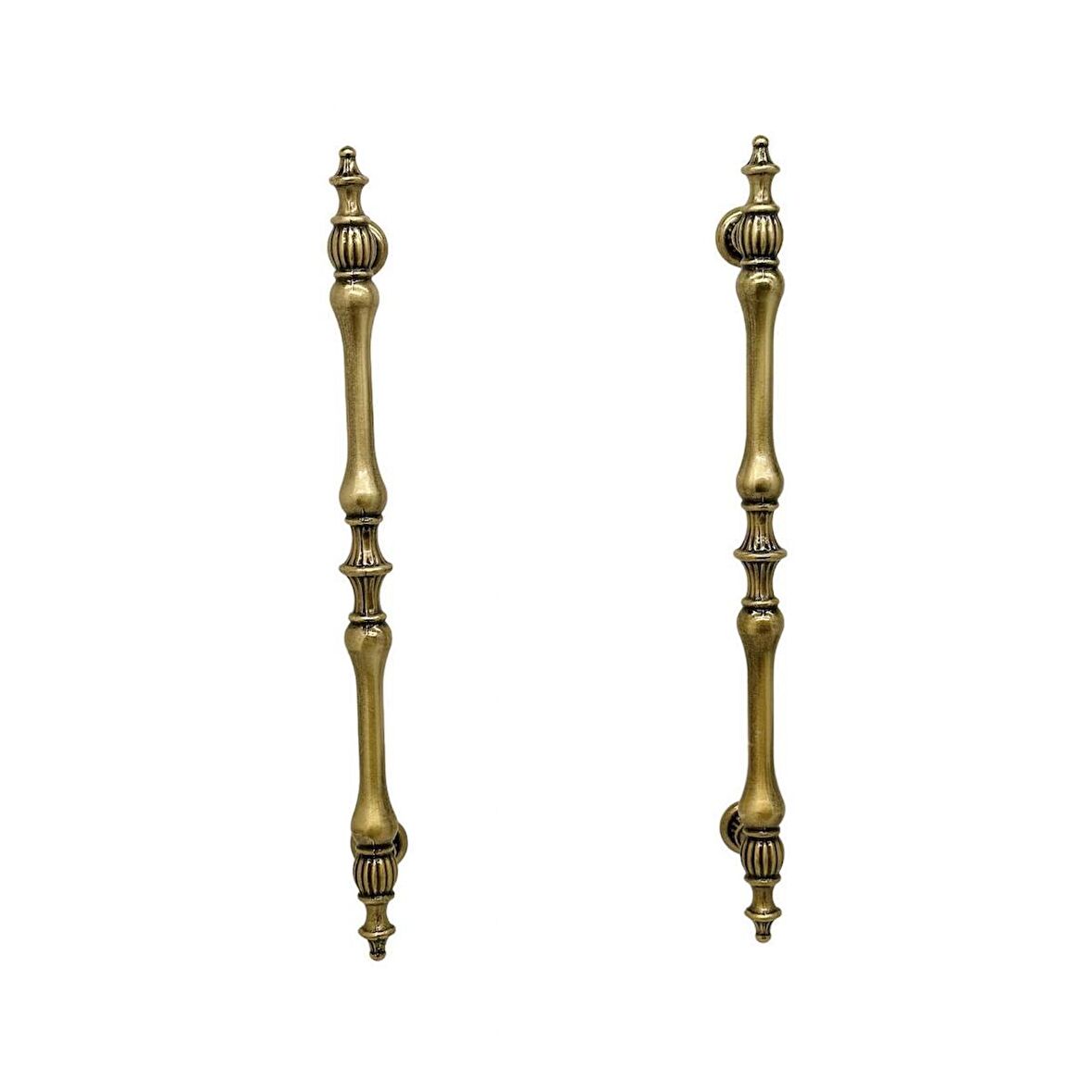 Şehzade Antik Sarı Mobilya Dolap Mutfak Çekmece Kulpu 224 Mm ( 22,4 Cm ) 2 Adet