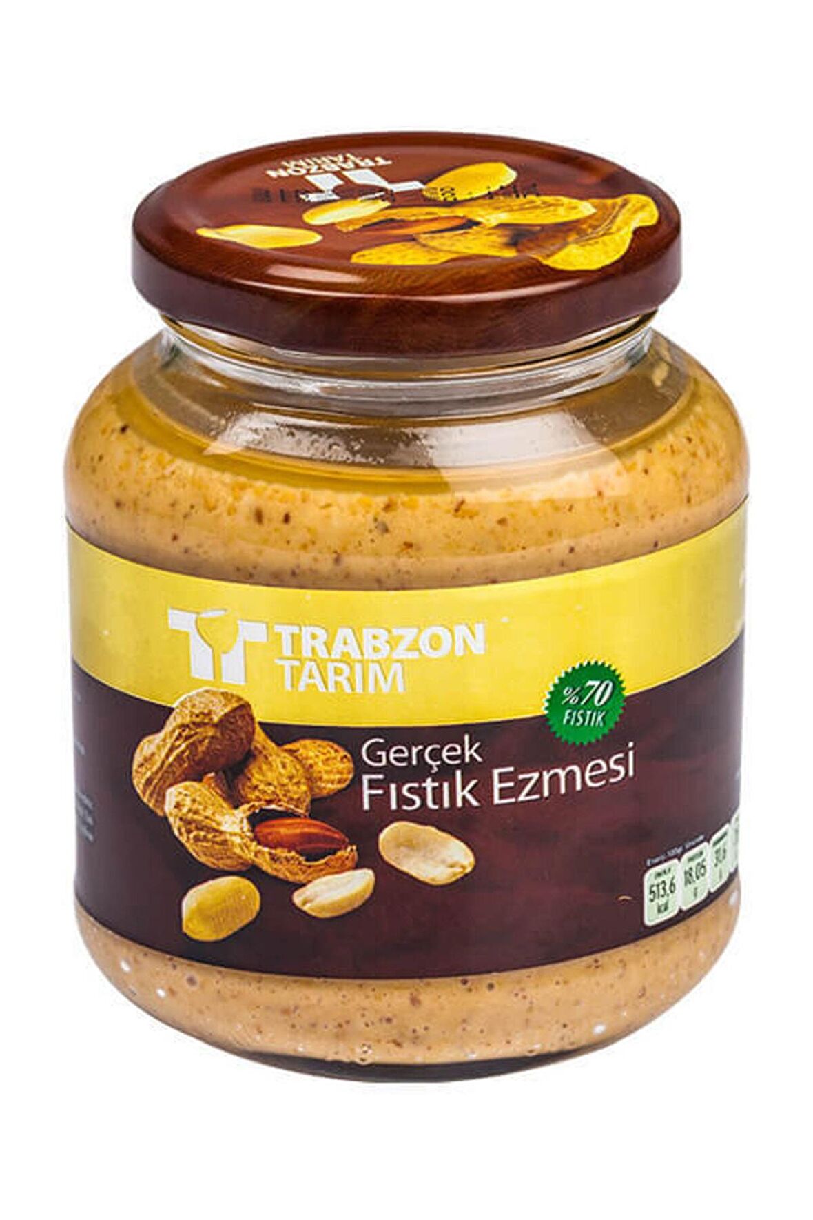 Tarım Gerçek Fıstık Ezmesi %70 Fıstık 300 Gr