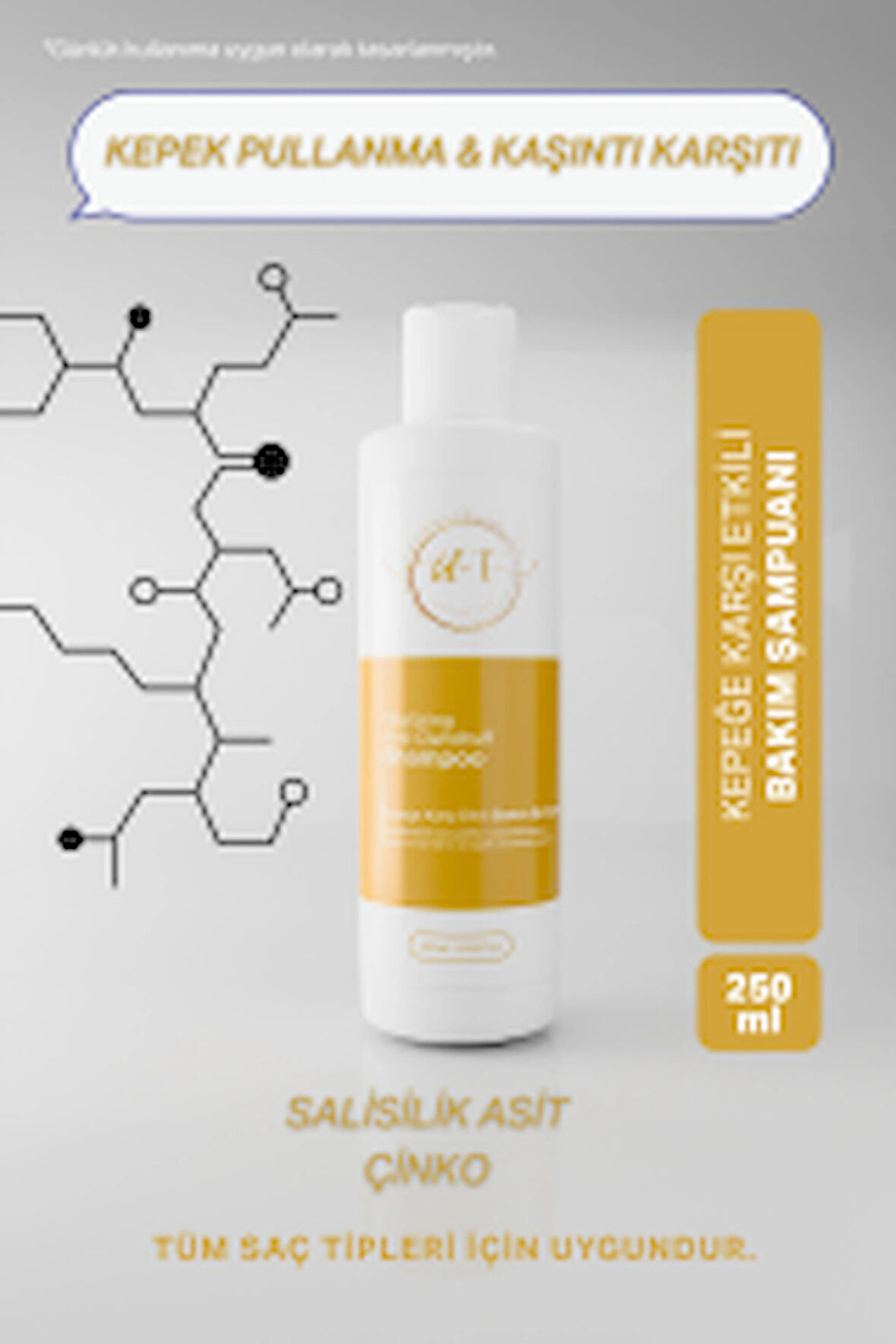 Kepek Pullanma Karşıtı Ve Çinko Onarıcı Şampuan