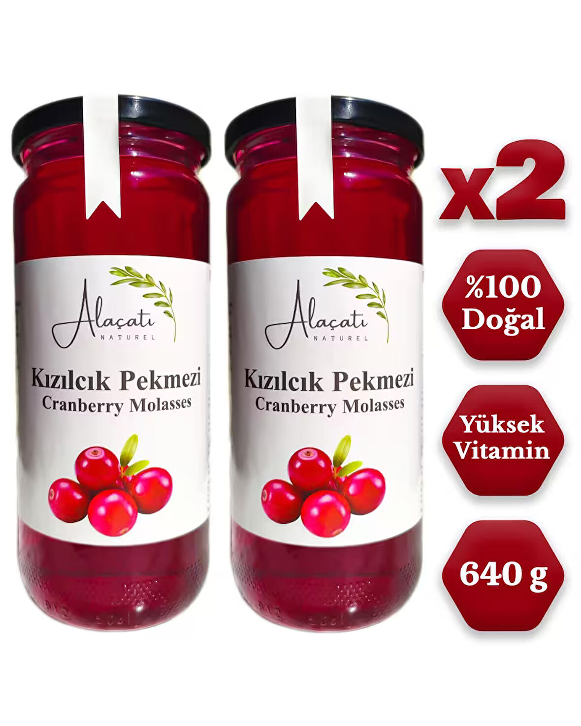 %100 Doğal Kızılcık Pekmezi Yüksek Vitamin ve Antioksidan Kaynağı